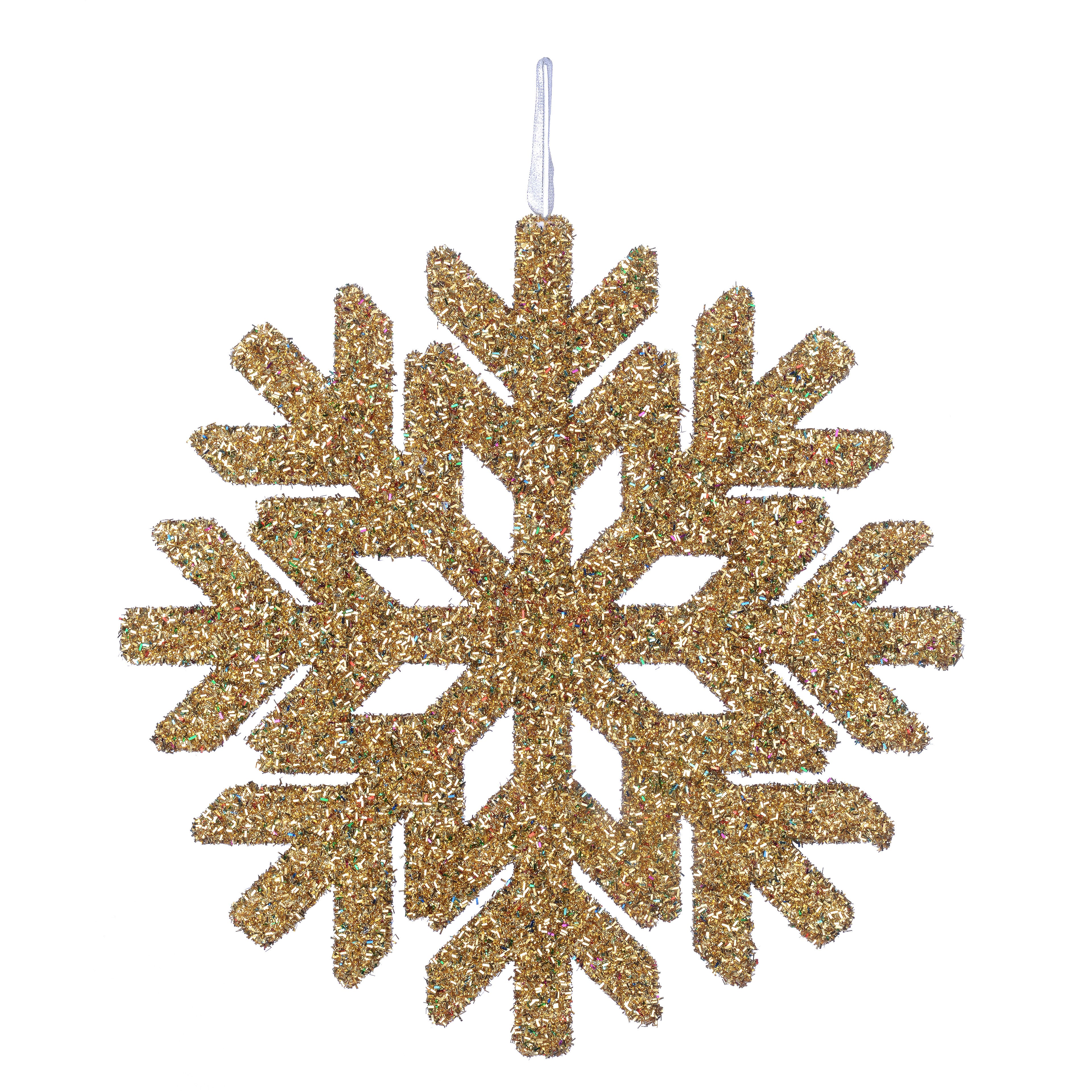 16&#x22; Glitter Snowflake Hanging D&#xE9;cor by Ashland&#xAE;