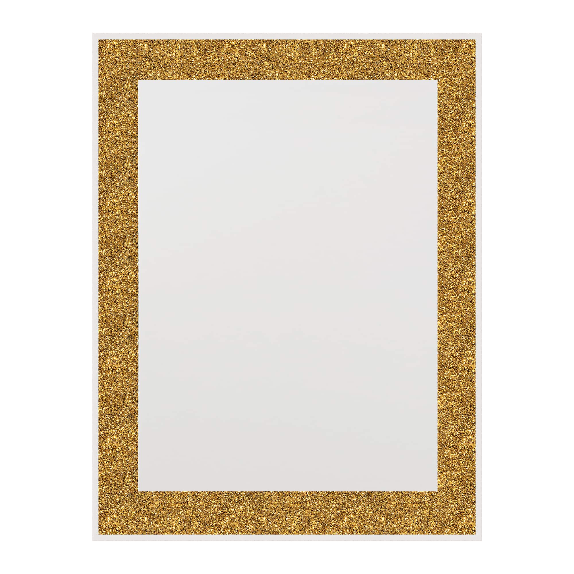 Events and Crafts  Large Glitter Foam Sheets - Gold