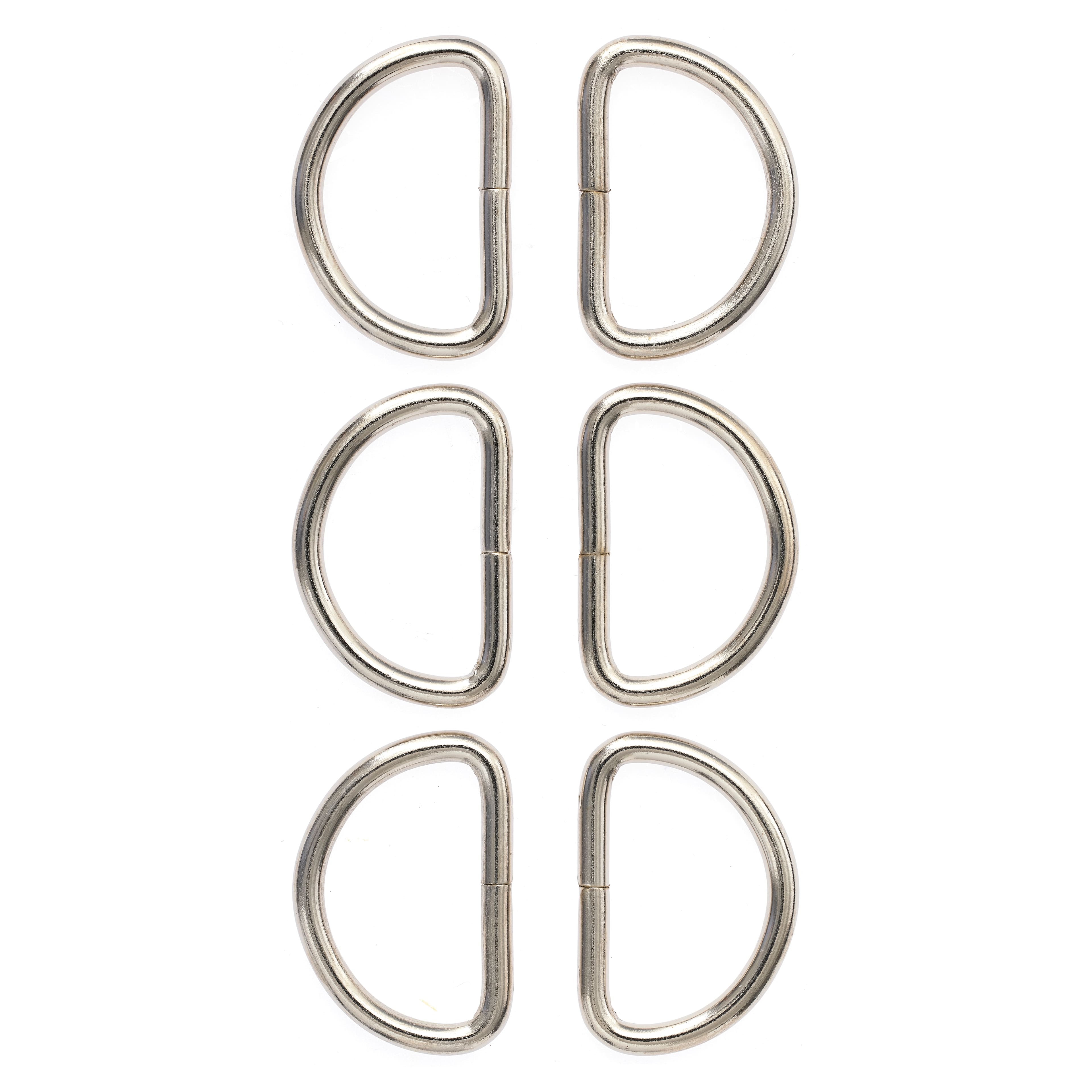 Metal Loop & D-Ring Hardware, Metal D-Rings