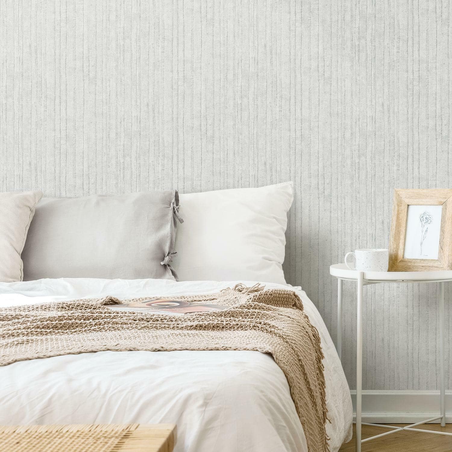 RoomMates Crackled Stria Texture Peel &#x26; Stick Wallpaper