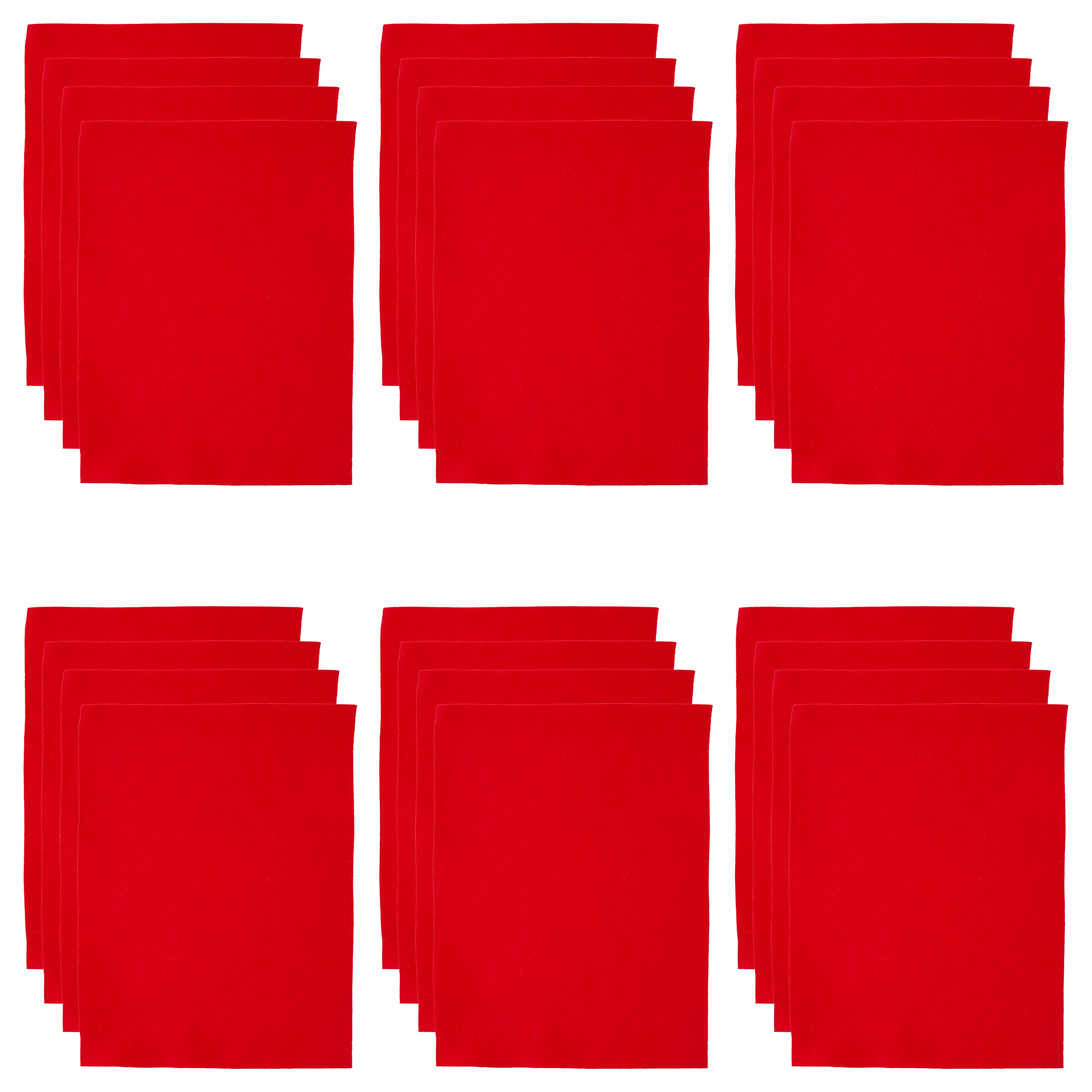 24 Pack: 9&#x22; x 12&#x22; Basic Felt by Creatology&#x2122;