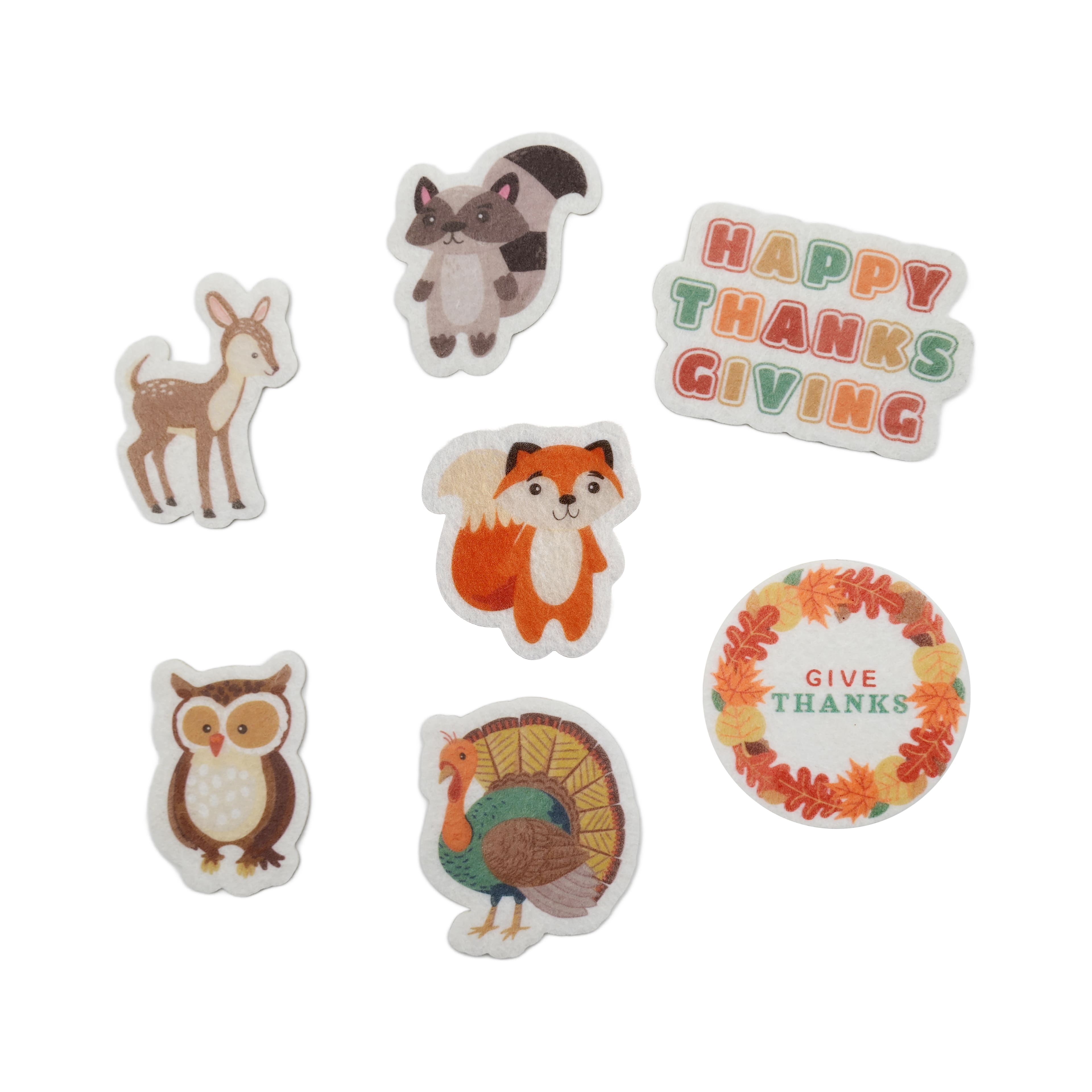 Thanksgiving Character Felt Stickers, 85ct. by Creatology&#x2122;