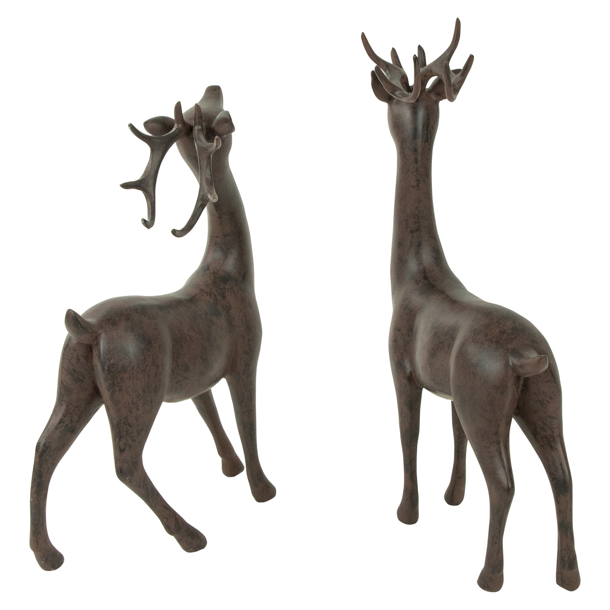 Brown Deer Christmas Decoration Set