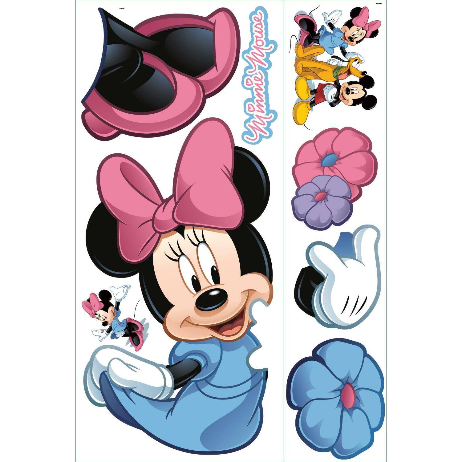 RoomMates Minnie Mouse Peel &#x26; Stick Giant Wall Decal