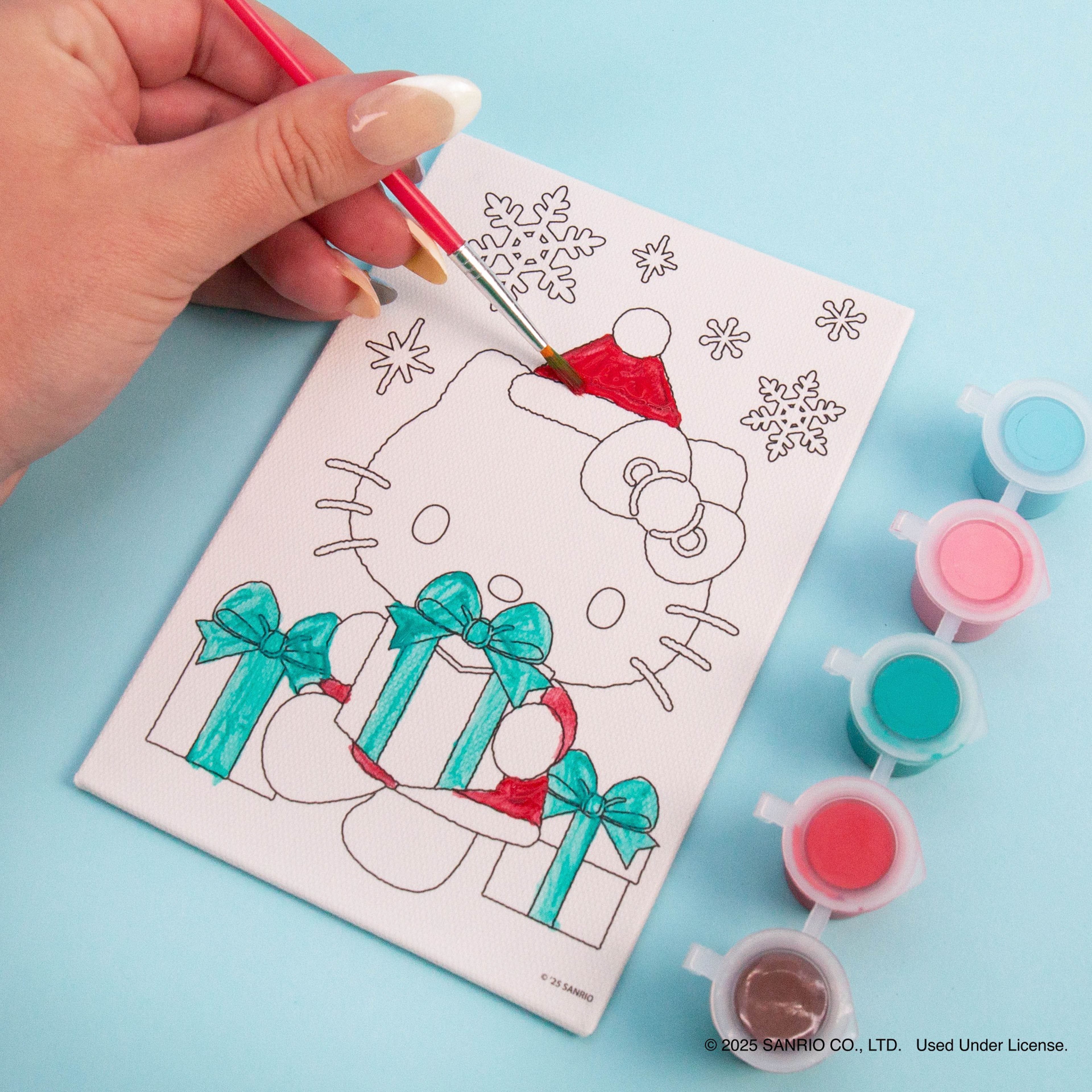 Hello Kitty® & Friends Holiday Canvas Art Kit