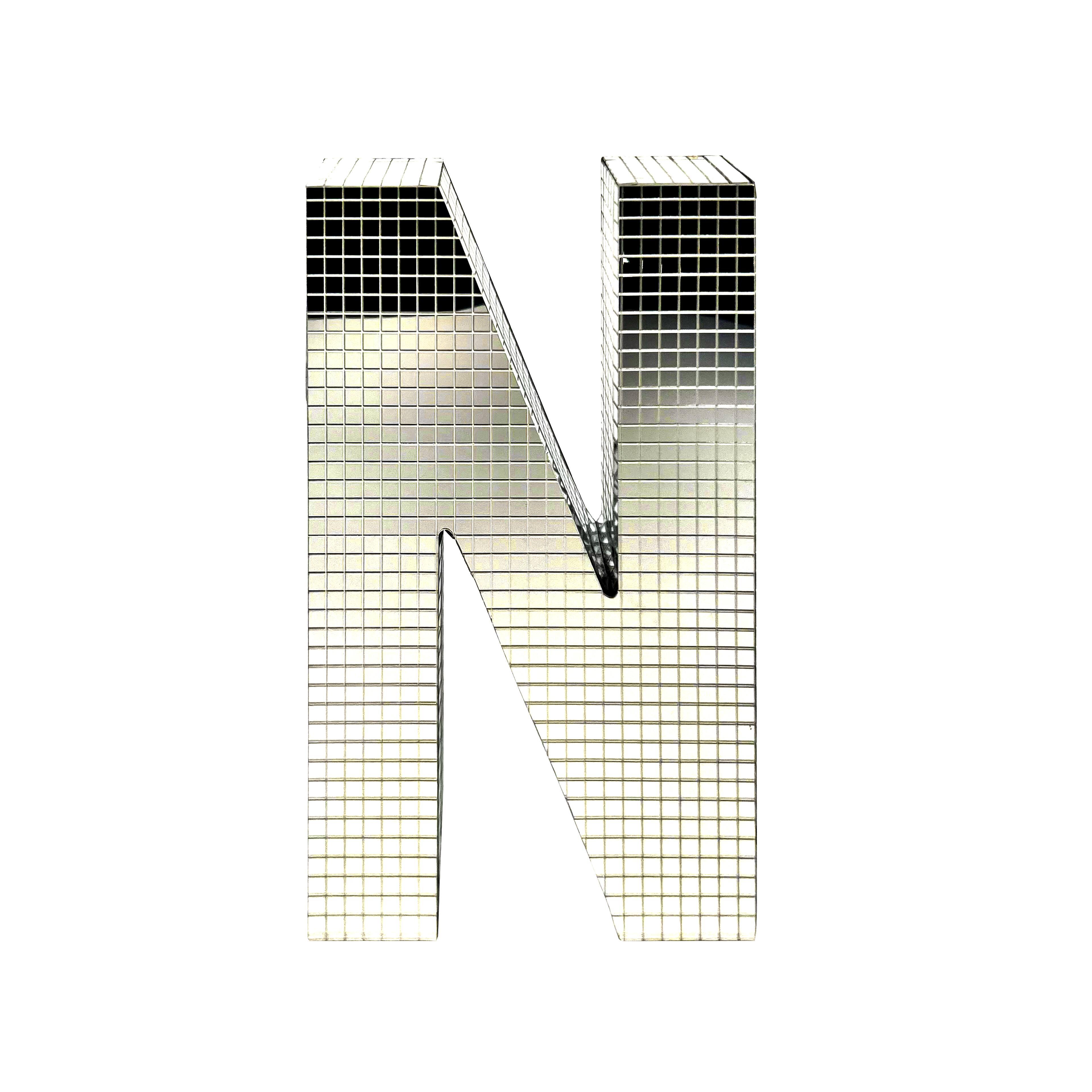 7.75" Silver Disco Monogram Letter by Ashland®