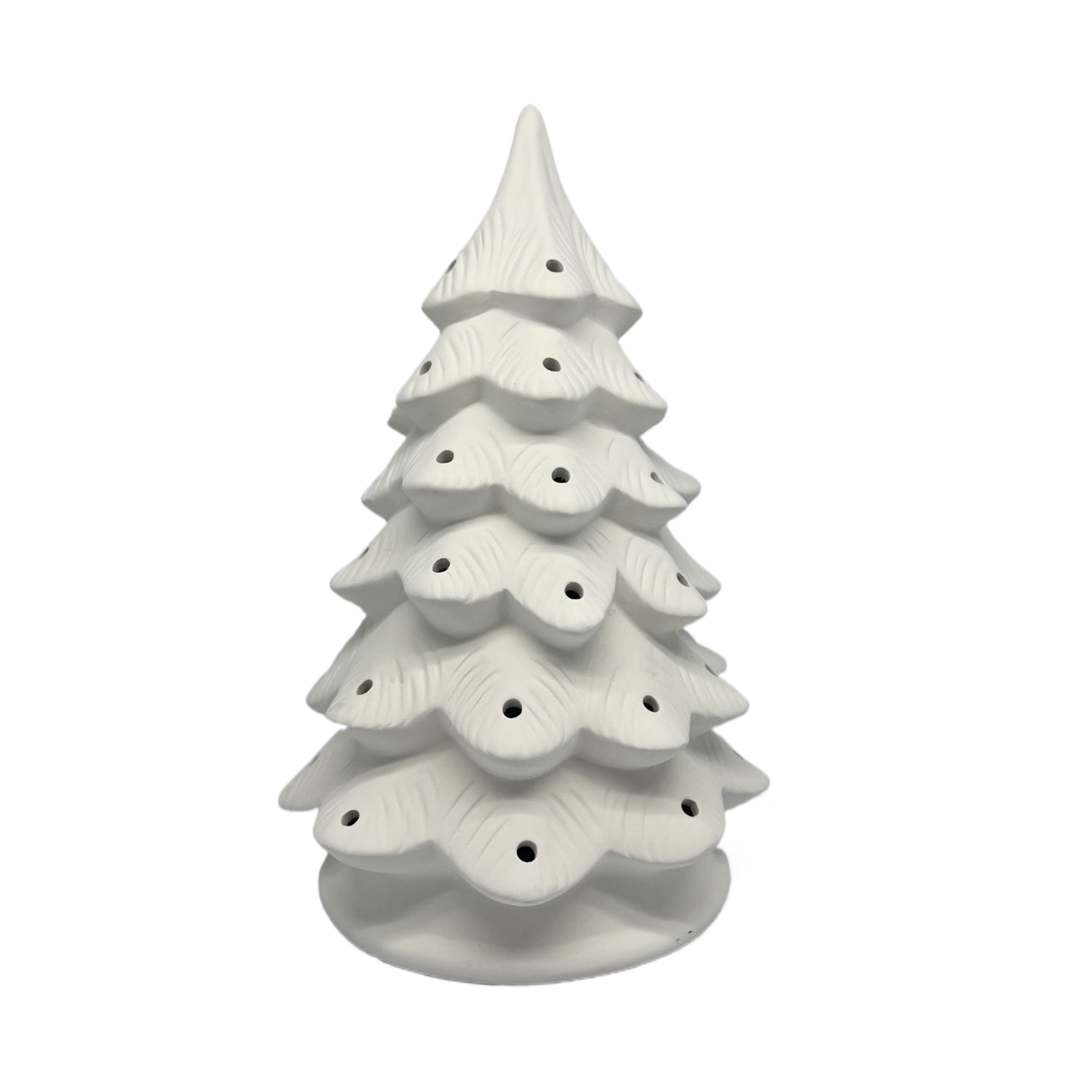 13&#x22; Christmas Tree DIY LED Ceramic D&#xE9;cor by Make Market&#xAE;