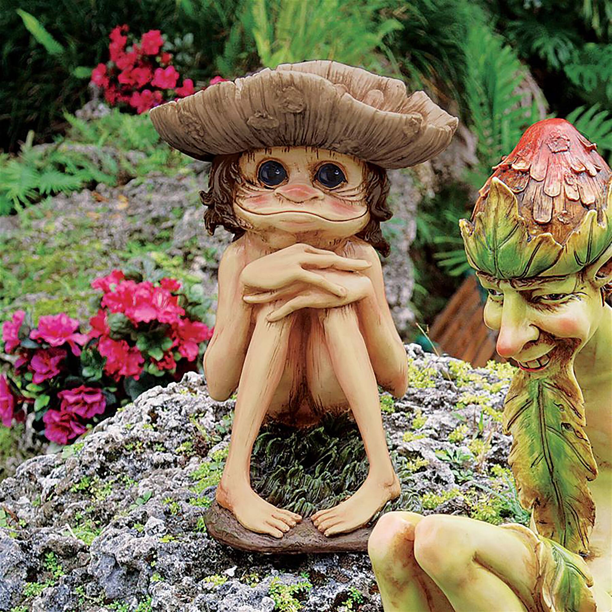Design Toscano 13" Svenska the Garden Troll Sculpture