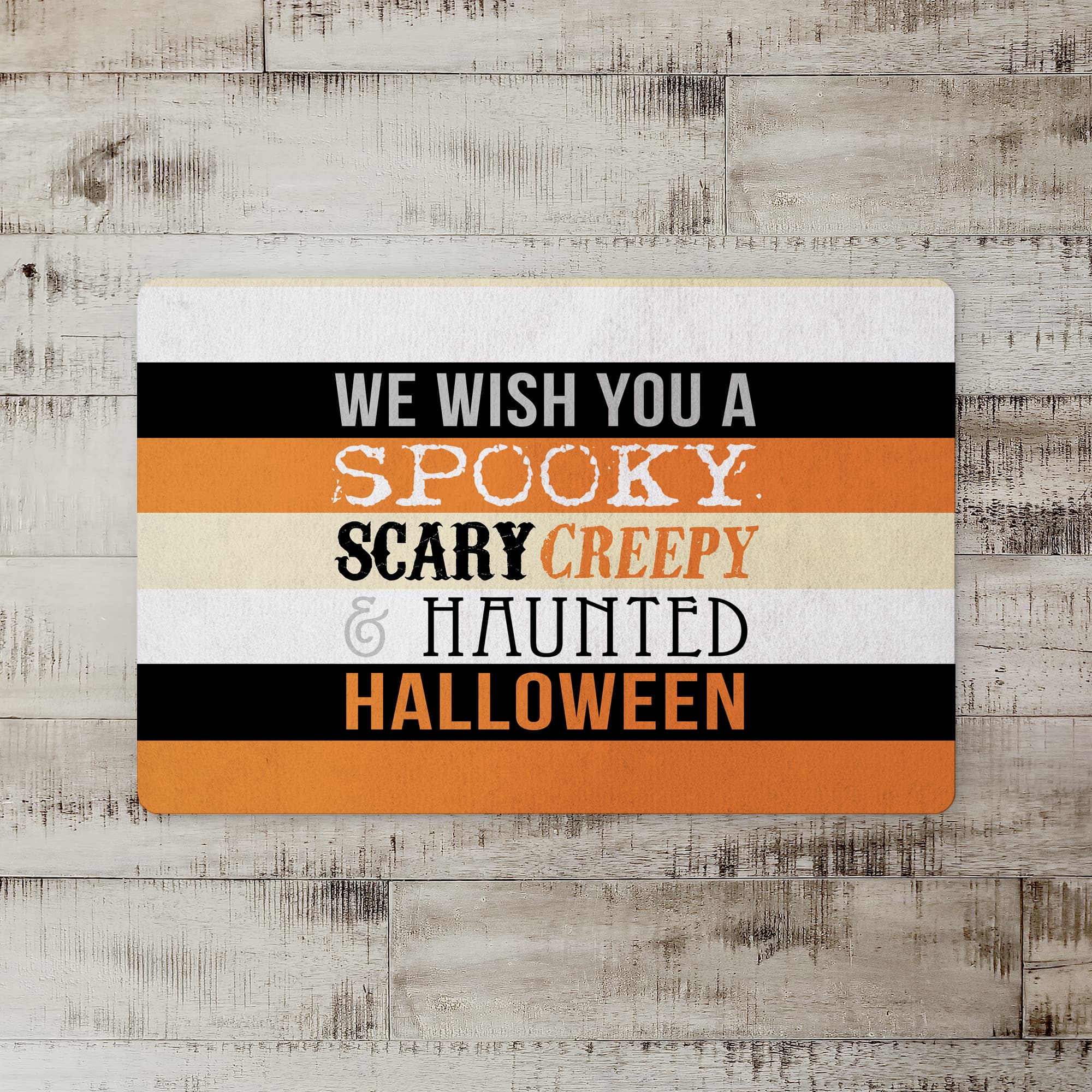 Halloween Words Floor Mat