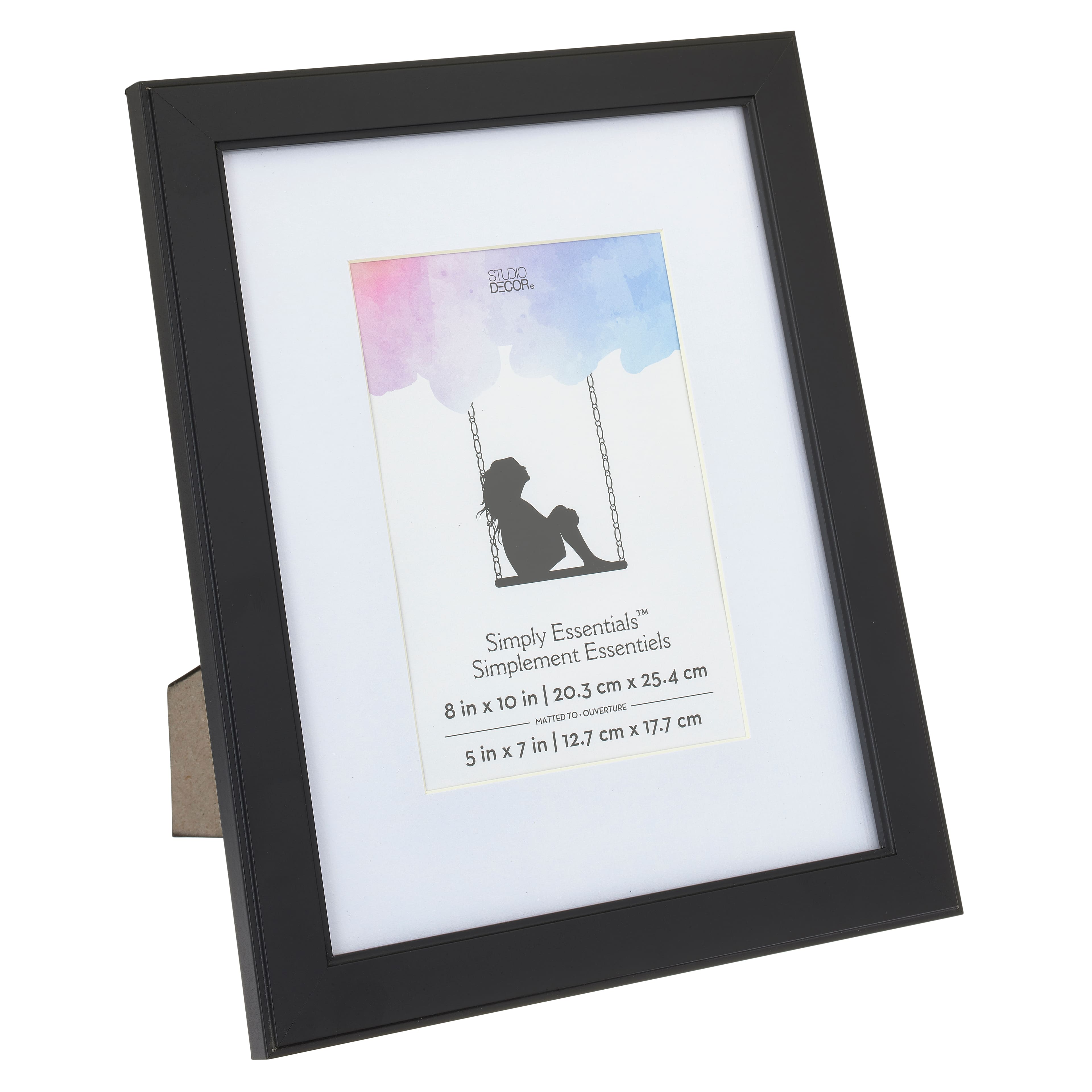 12 Pack: Flat Black 5&#x22; x 7&#x22; Frame with Mat, Simply Essentials&#x2122; by Studio D&#xE9;cor&#xAE;