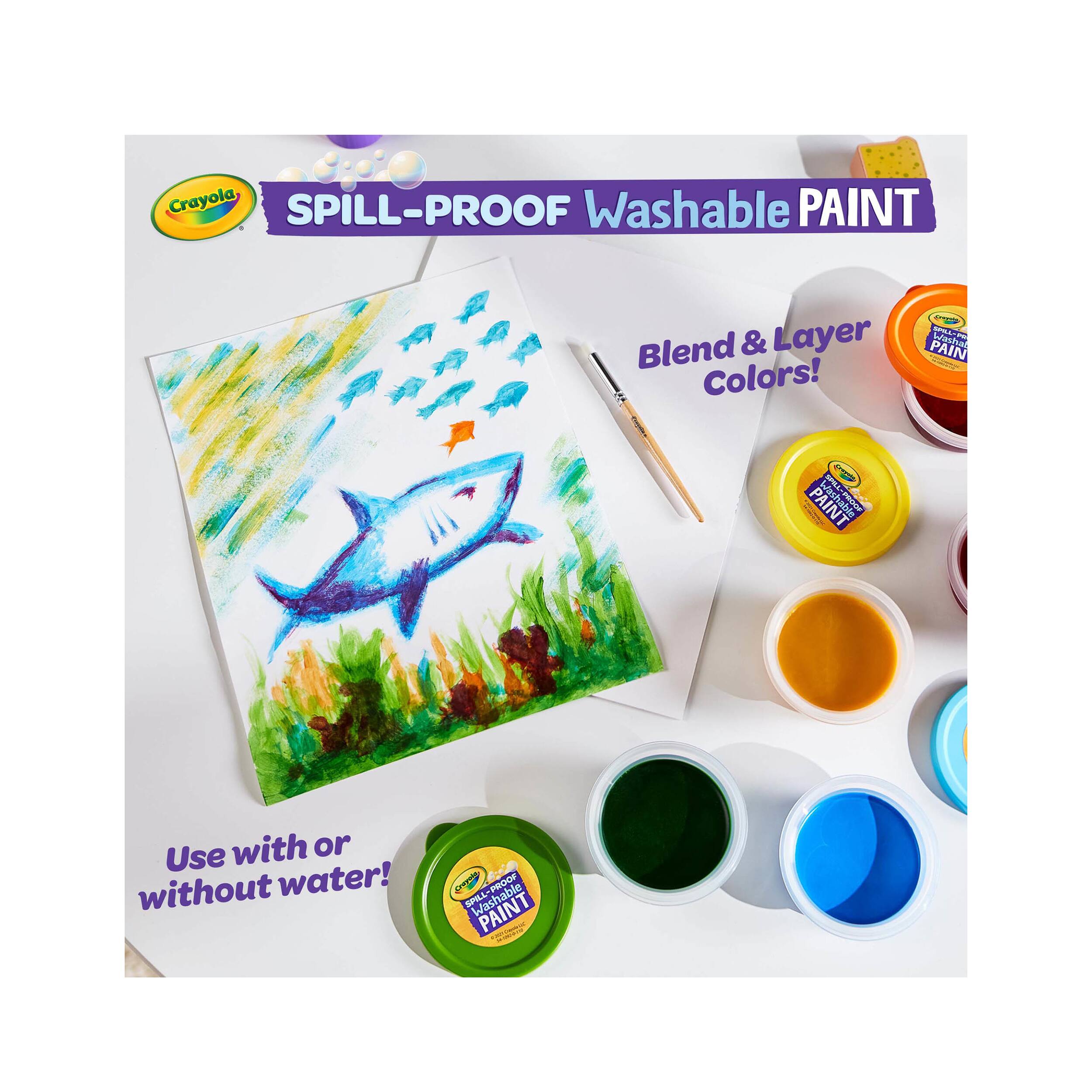 Crayola&#xAE; Spill-Proof Washable Paint Kit