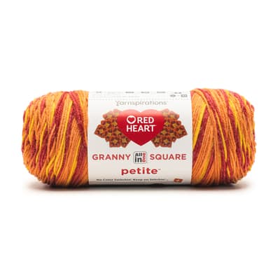 Red Heart® All in One™ Granny Square Petit™ Yarn, Color: Pep Talk