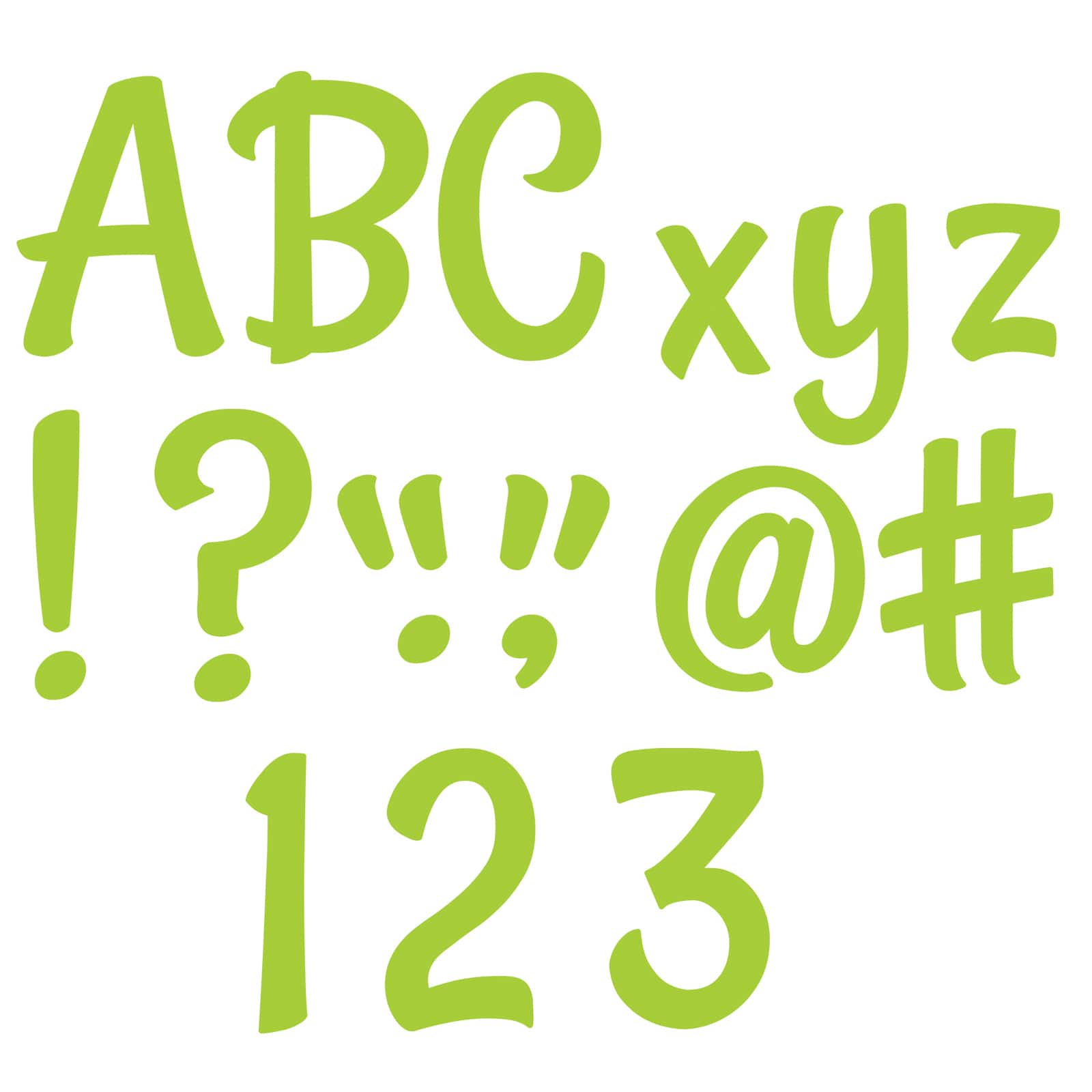 4&#x22; Stylish Punch-Out Letters