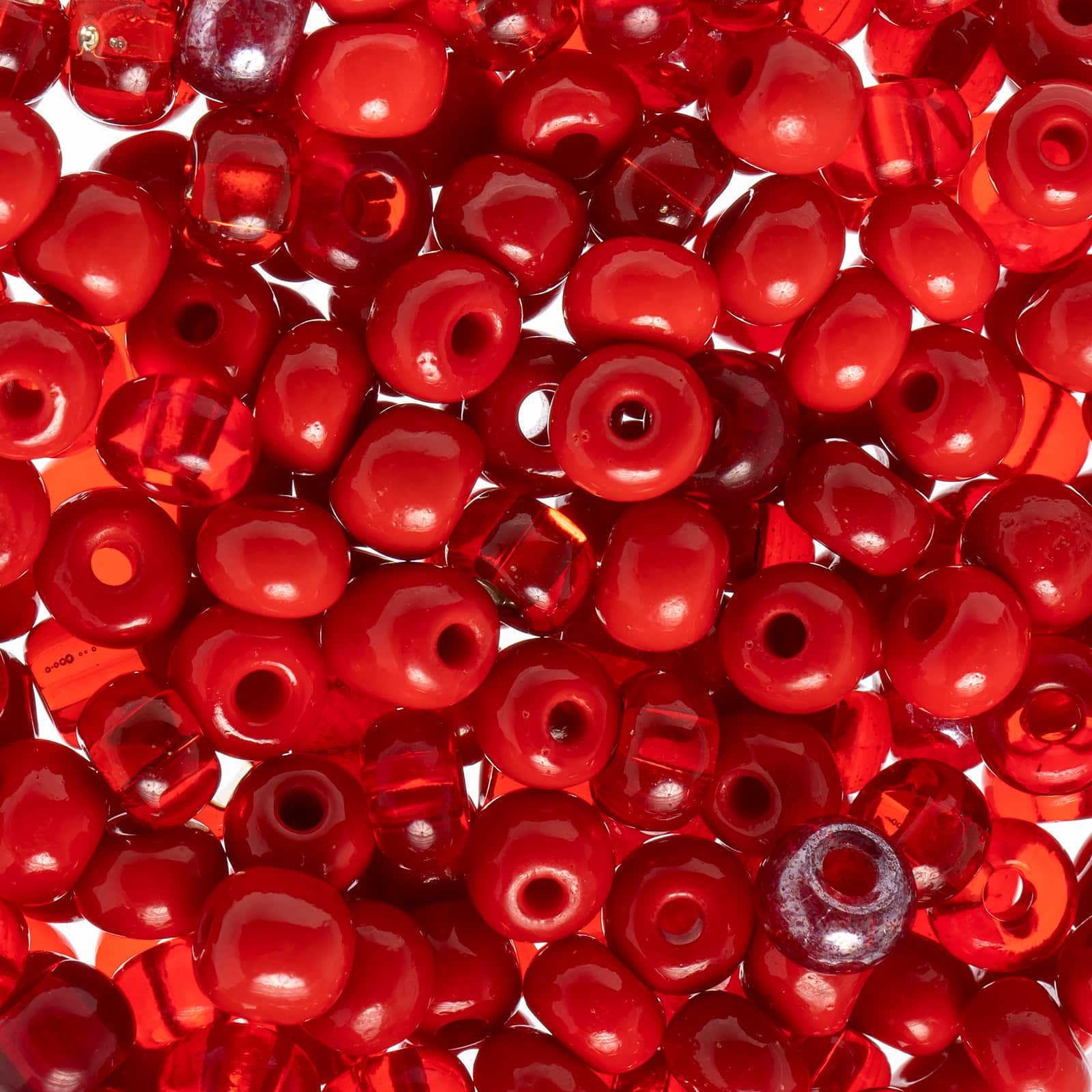Rocaille 8/0 Czech Seed Beads Transparent Orange Topaz 9000 10g - Ceny