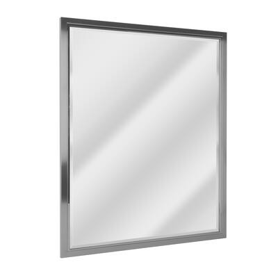 Head West Nickel & Chrome Framed Wall Vanity Mirror | Michaels