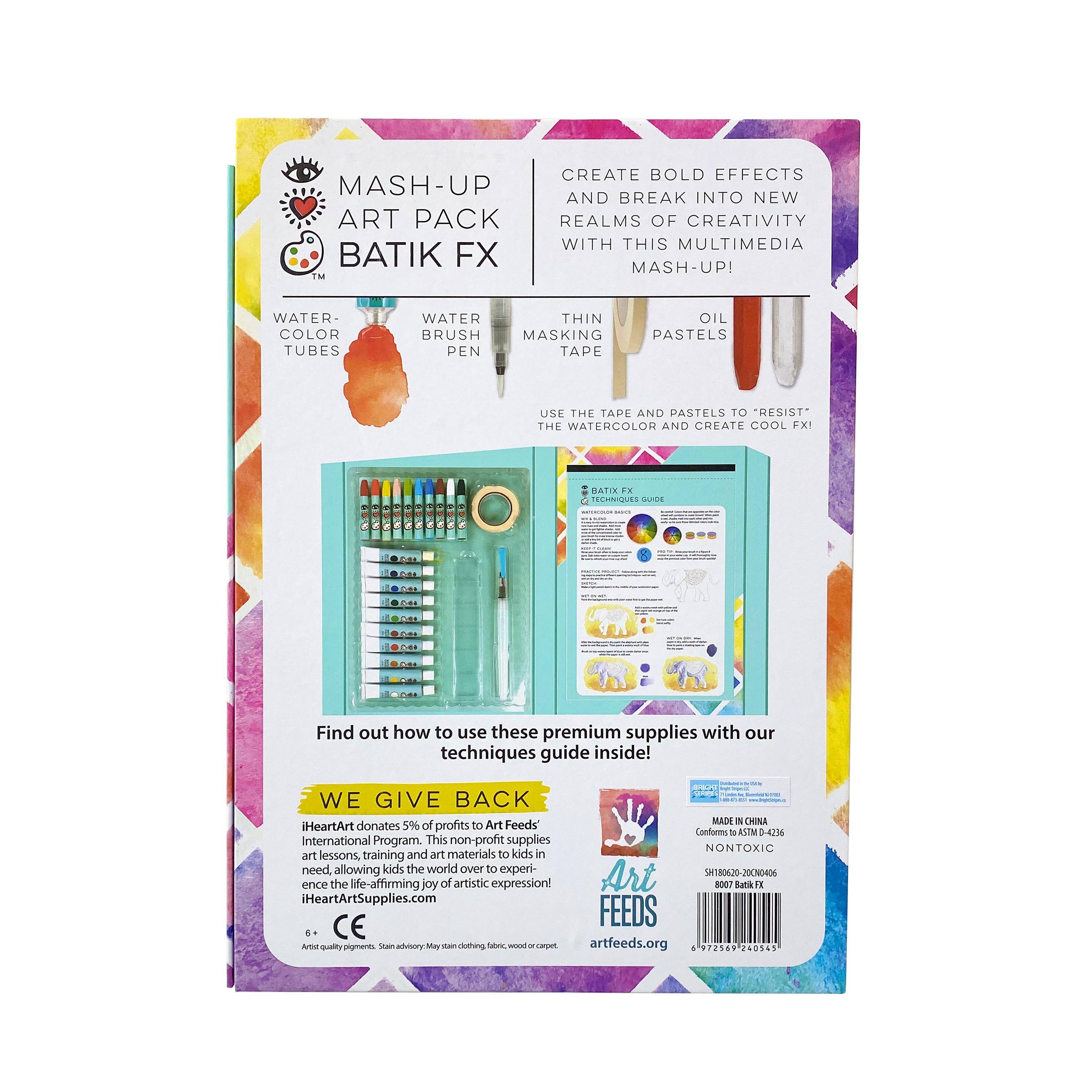 Bright Stripes Batik Fx Mash Up Art Pack