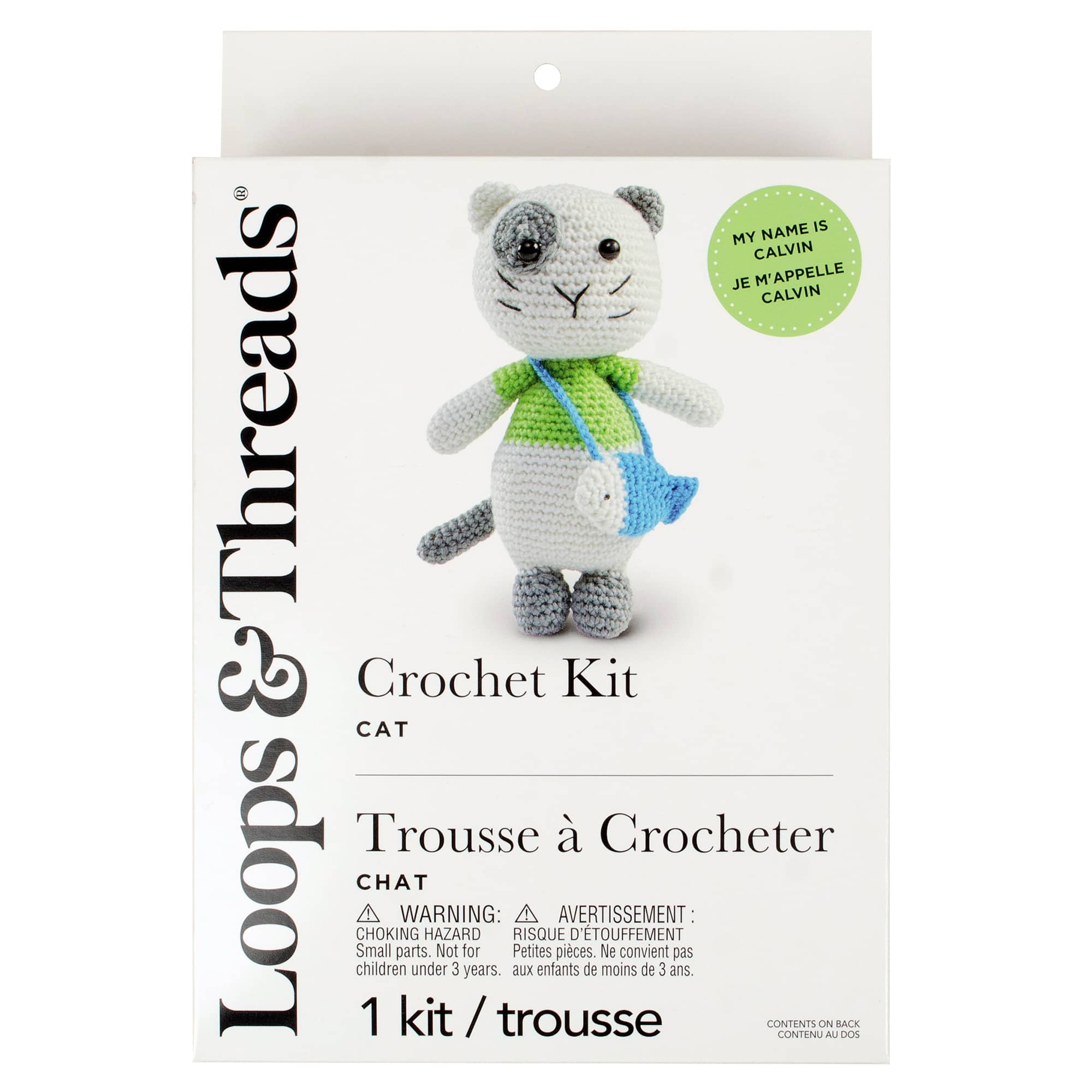 Intermediate Cat Amigurumi Crochet Kit by Loops &#x26; Threads&#xAE;