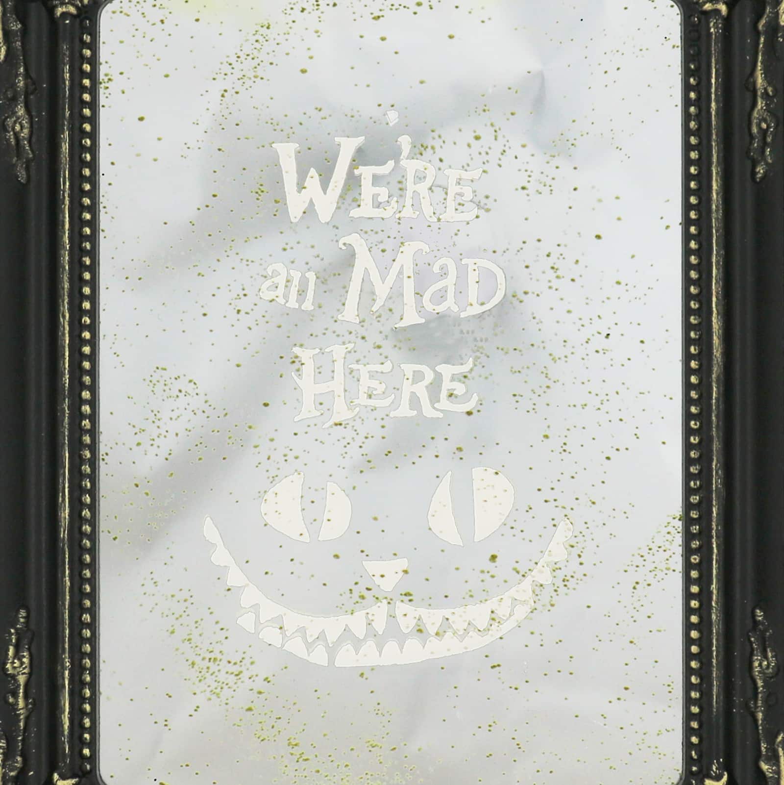 We&#x27;re All Mad Here Wall Mirror in Ornate Frame by Ashland&#xAE;