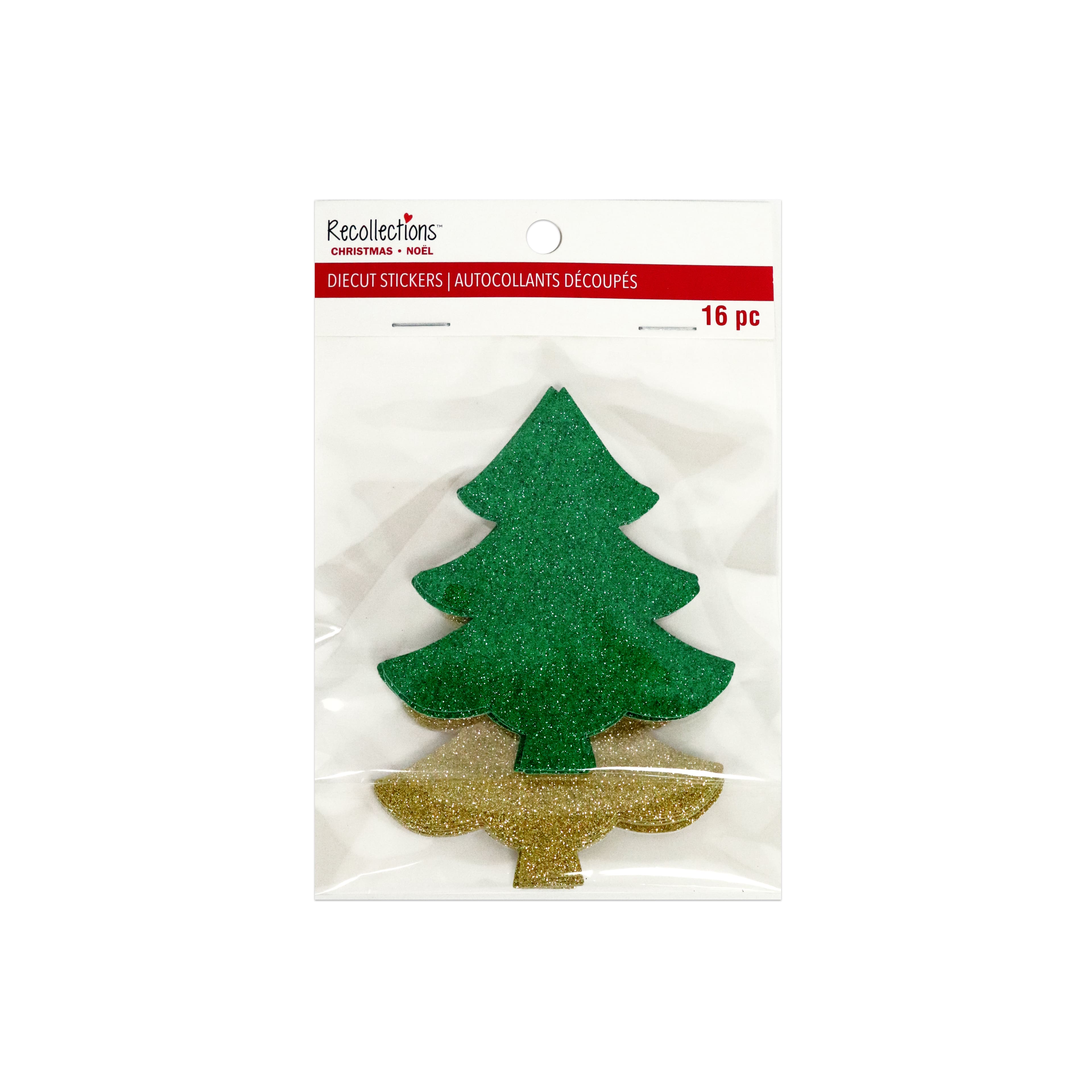 Glitter Tree Die-Cut Stickers by Recollections&#x2122;