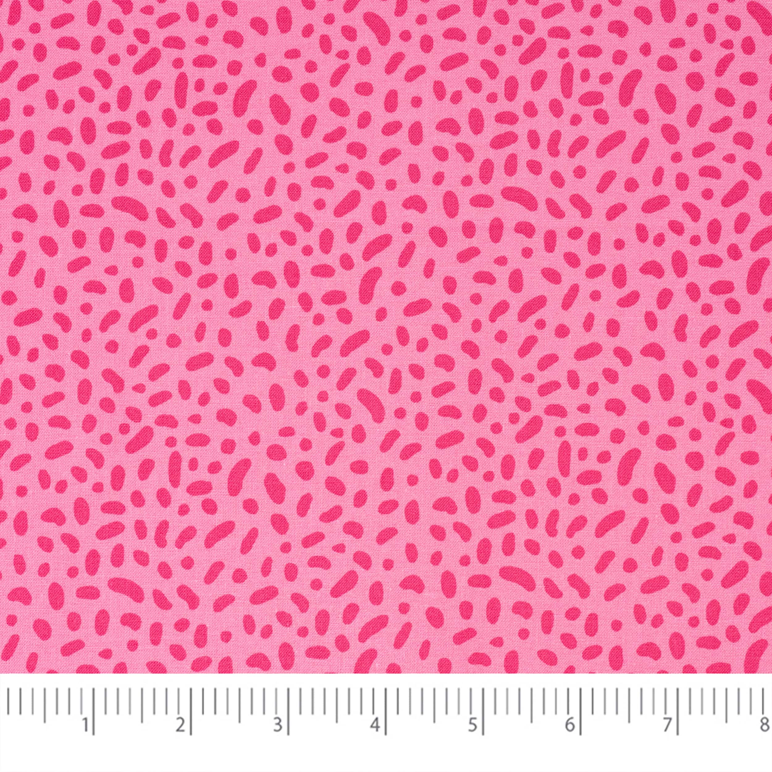 SINGER Tonal Spots Pink Cotton Fabric