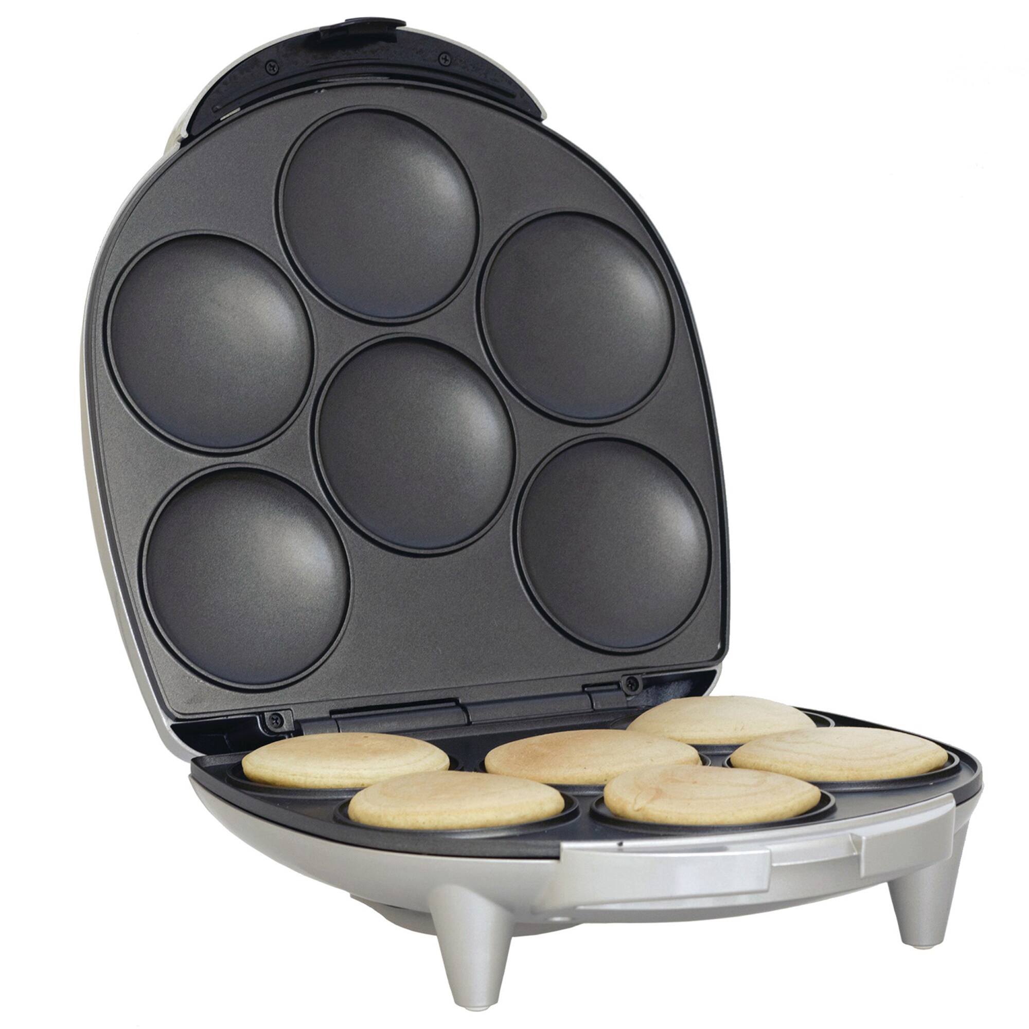 Brentwood Silver 6-Piece Nonstick Arepa Maker