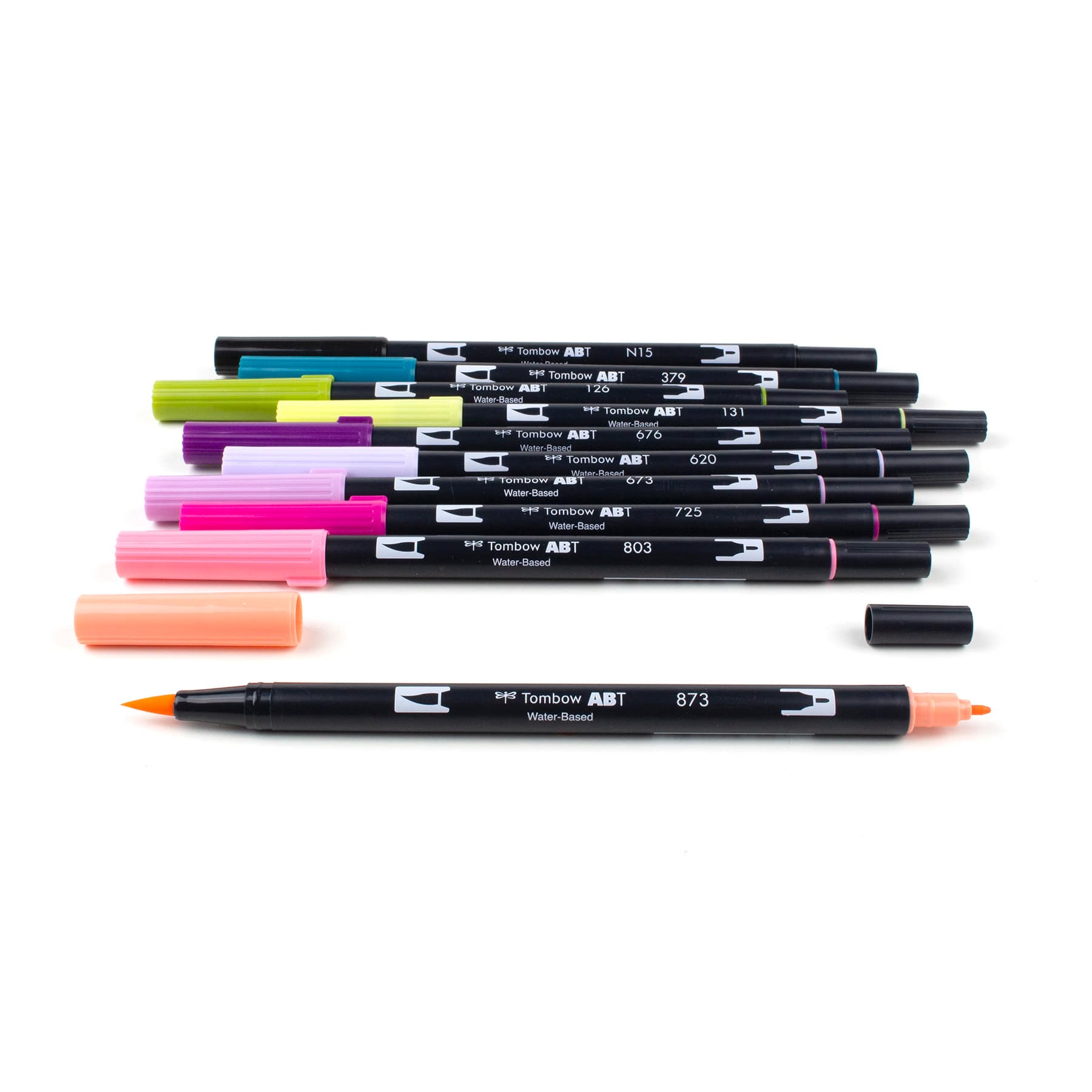 6 Packs: 10 ct. (60 total) Tombow Lettering Favorites Dual Brush Pens
