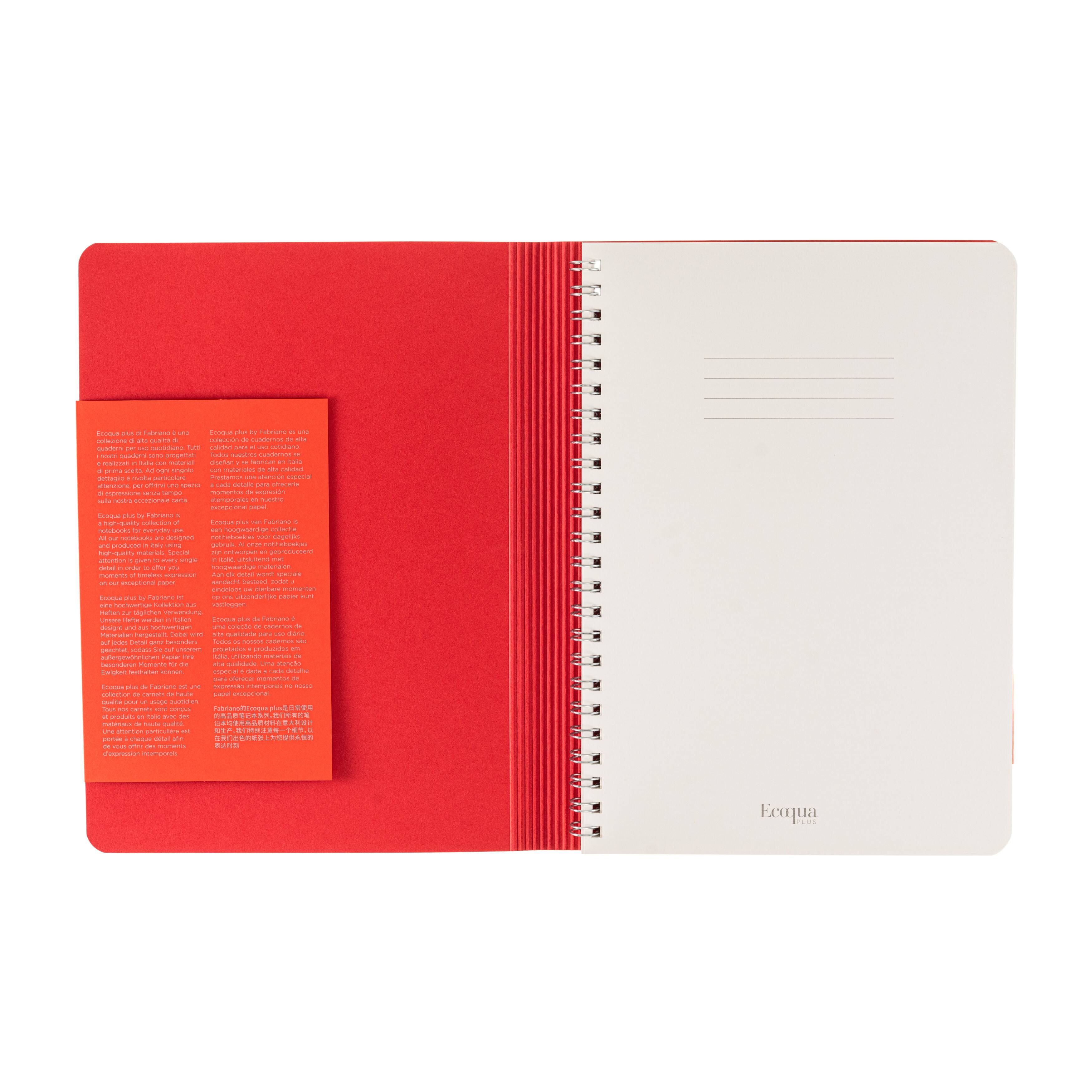 Fabriano® Ecoqua Plus Dotted A5 Hidden Spiral-Bound Notebook
