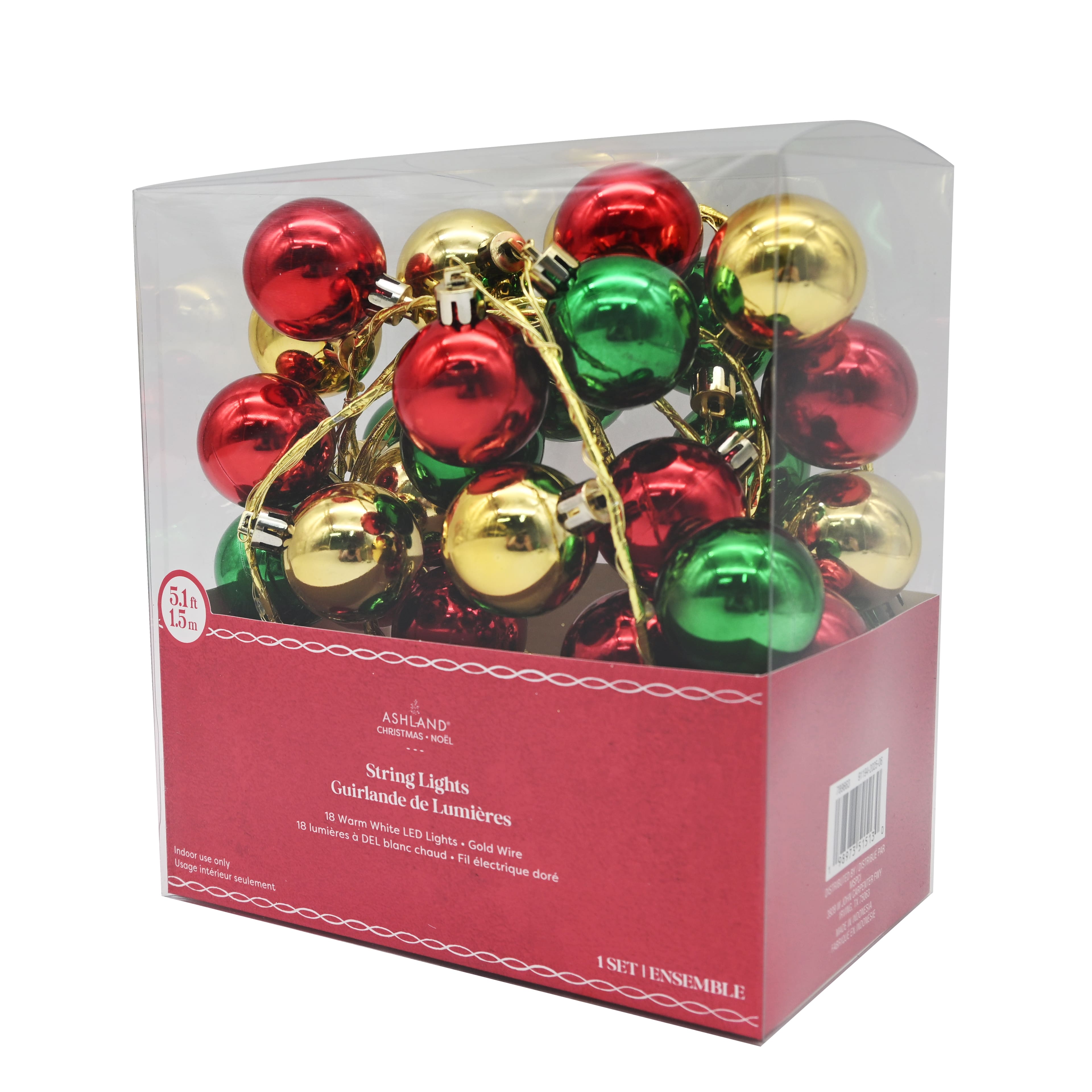 18ct. Warm White LED Ornament String Lights by Ashland®
