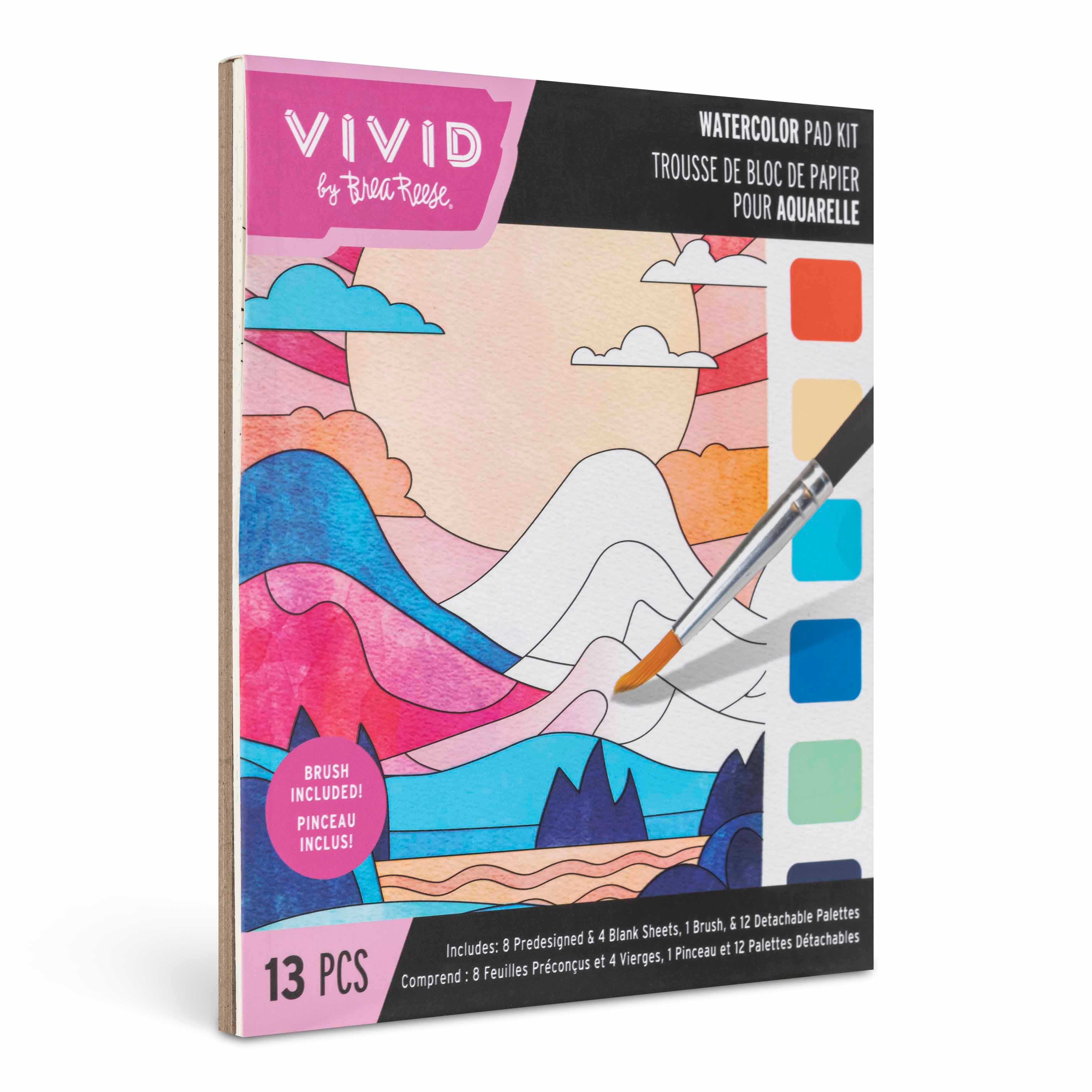 VIVID by Brea Reese&#xAE; Nature Watercolor Pad Kit