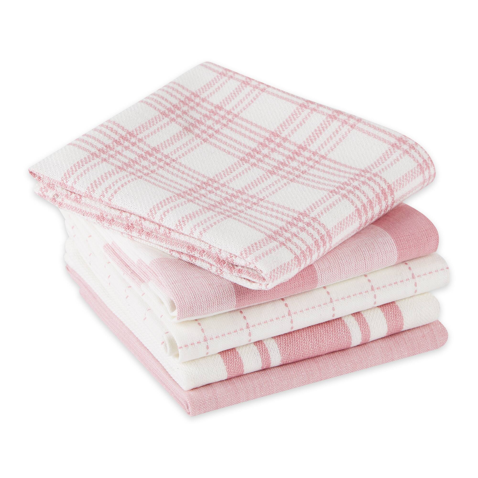 Assorted Rose Everyday Dishtowel (Set Of 5)
