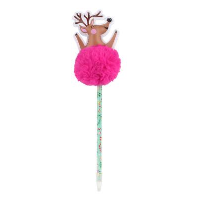 Christmas Reindeer Pom Pom Pen By Creatology Michaels