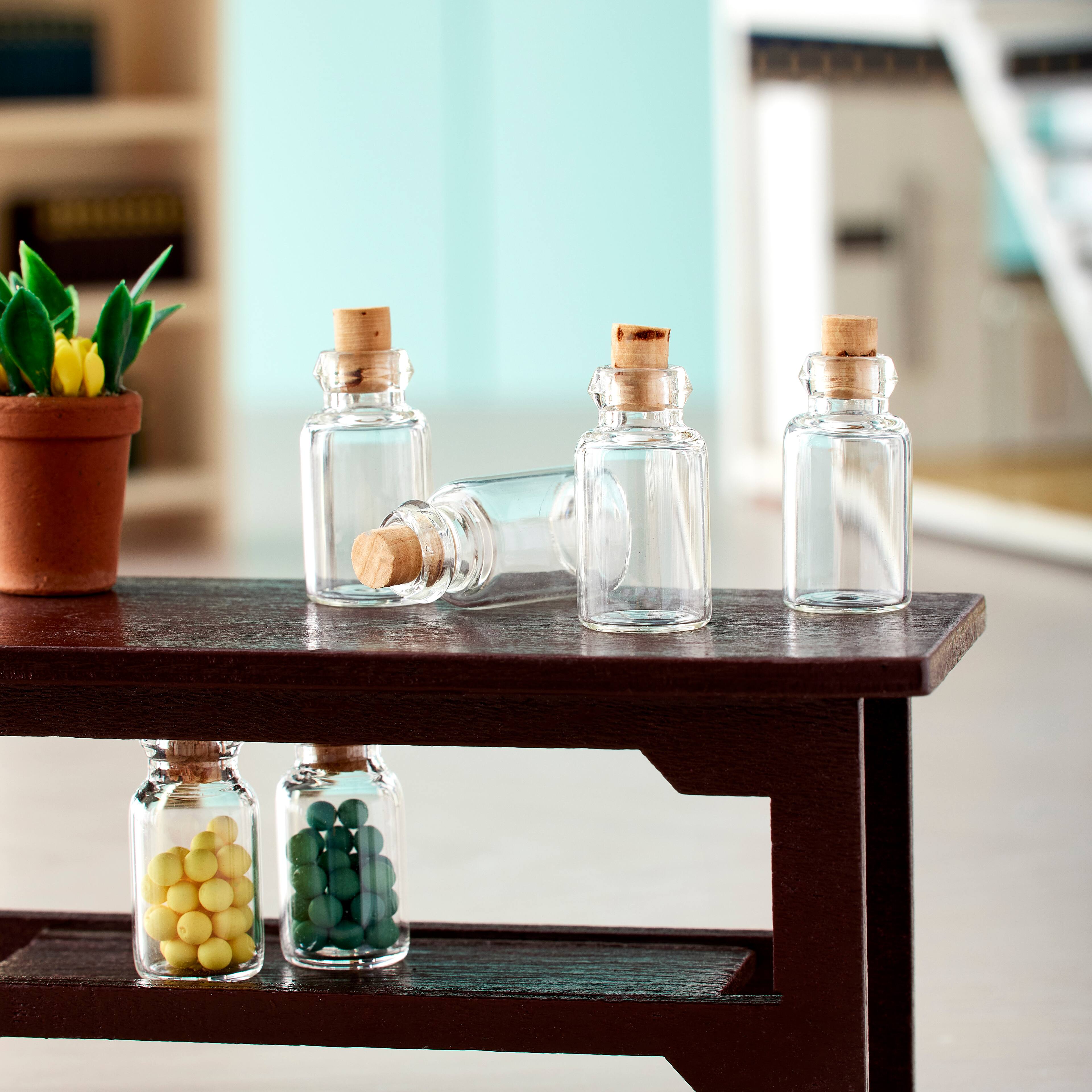 12 Packs: 4 ct. (48 total) Mini Bottles with Corks by Make Market®