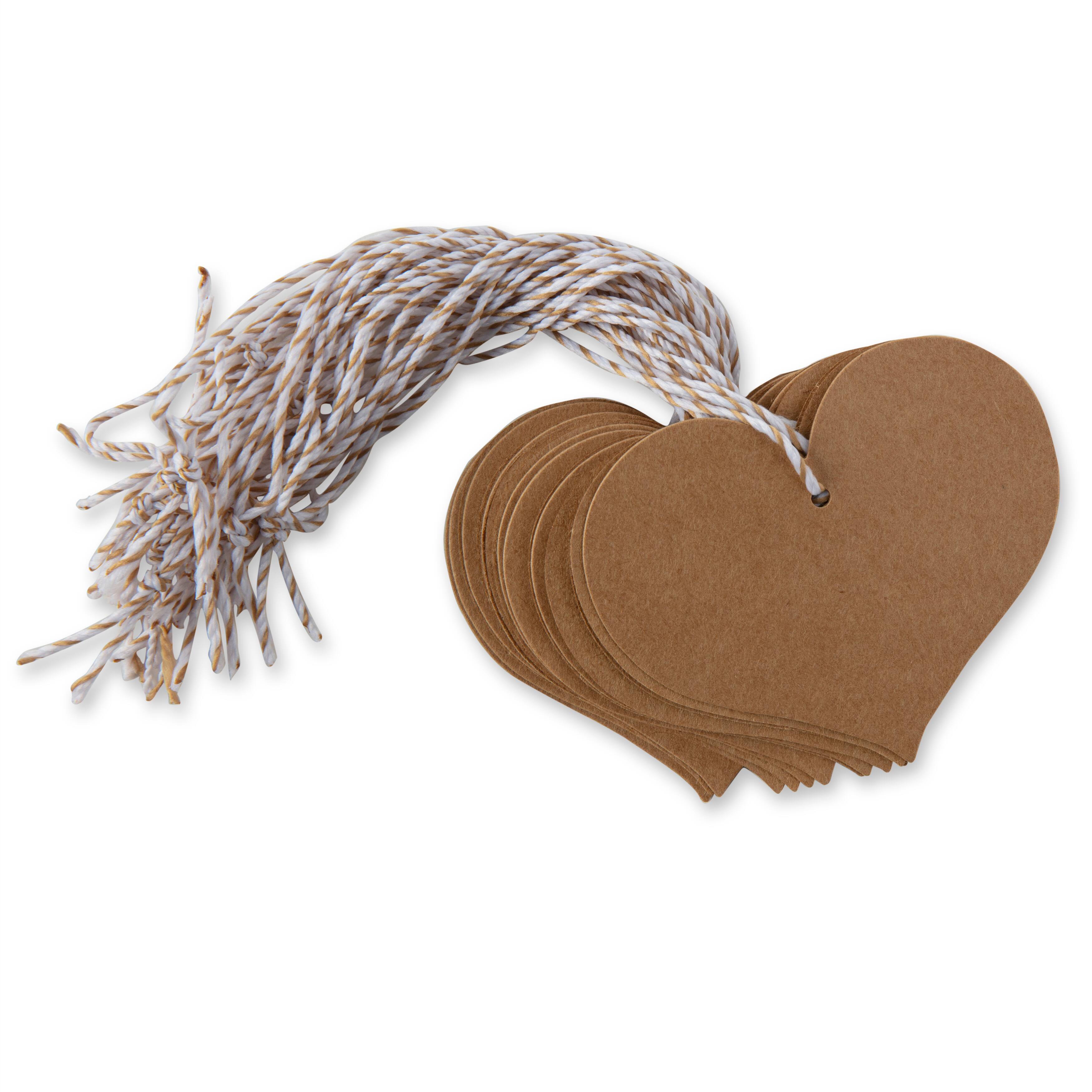 12 Packs: 20 ct. (240 total) Kraft Heart Tags by Recollections™
