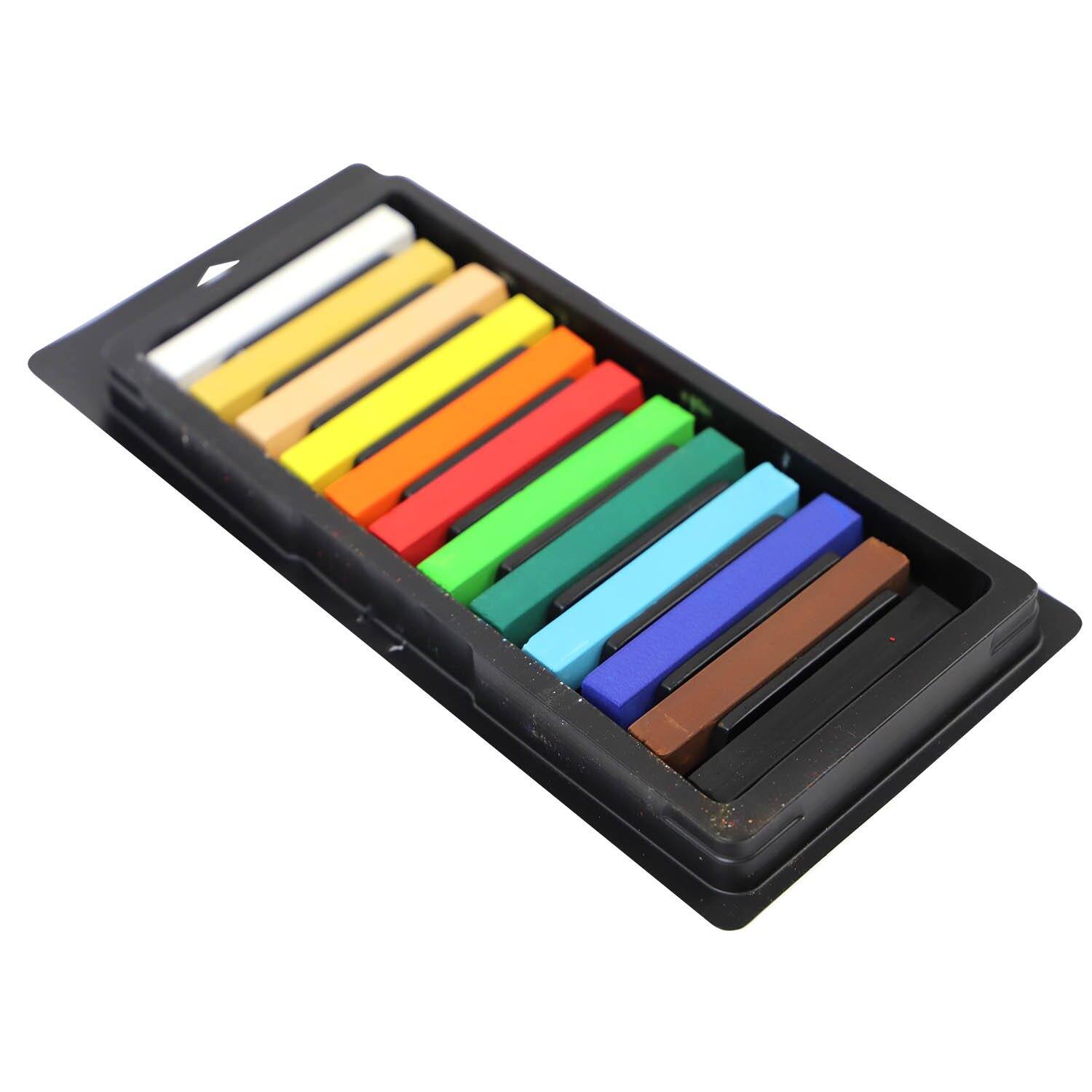 Pro Art&#xAE; Basic 12 Color Square Artist Pastels