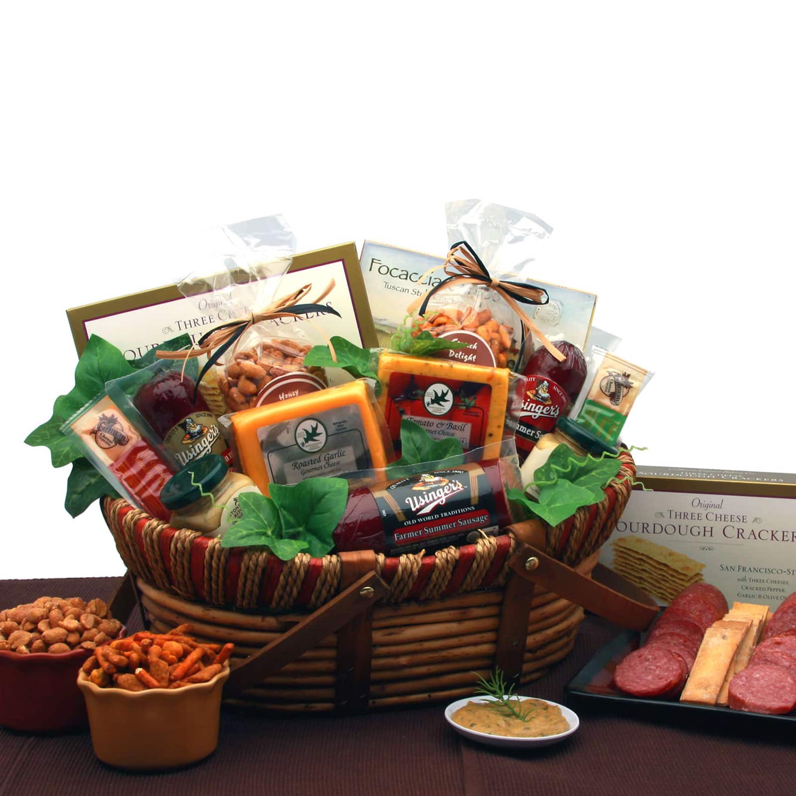 Savory Favorites Meat & Cheese Gift Basket