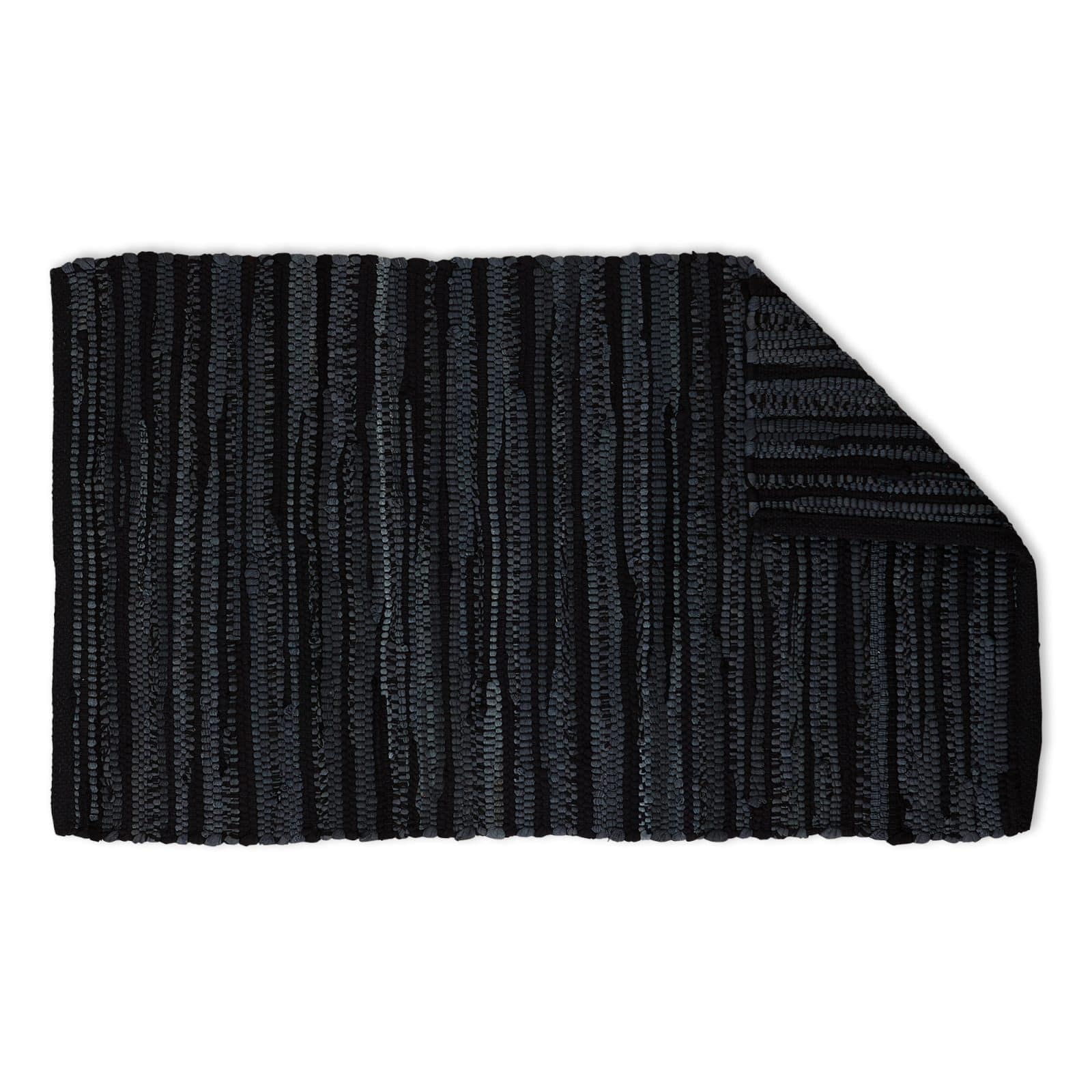 DII&#xAE; Multi Black Rag Rug