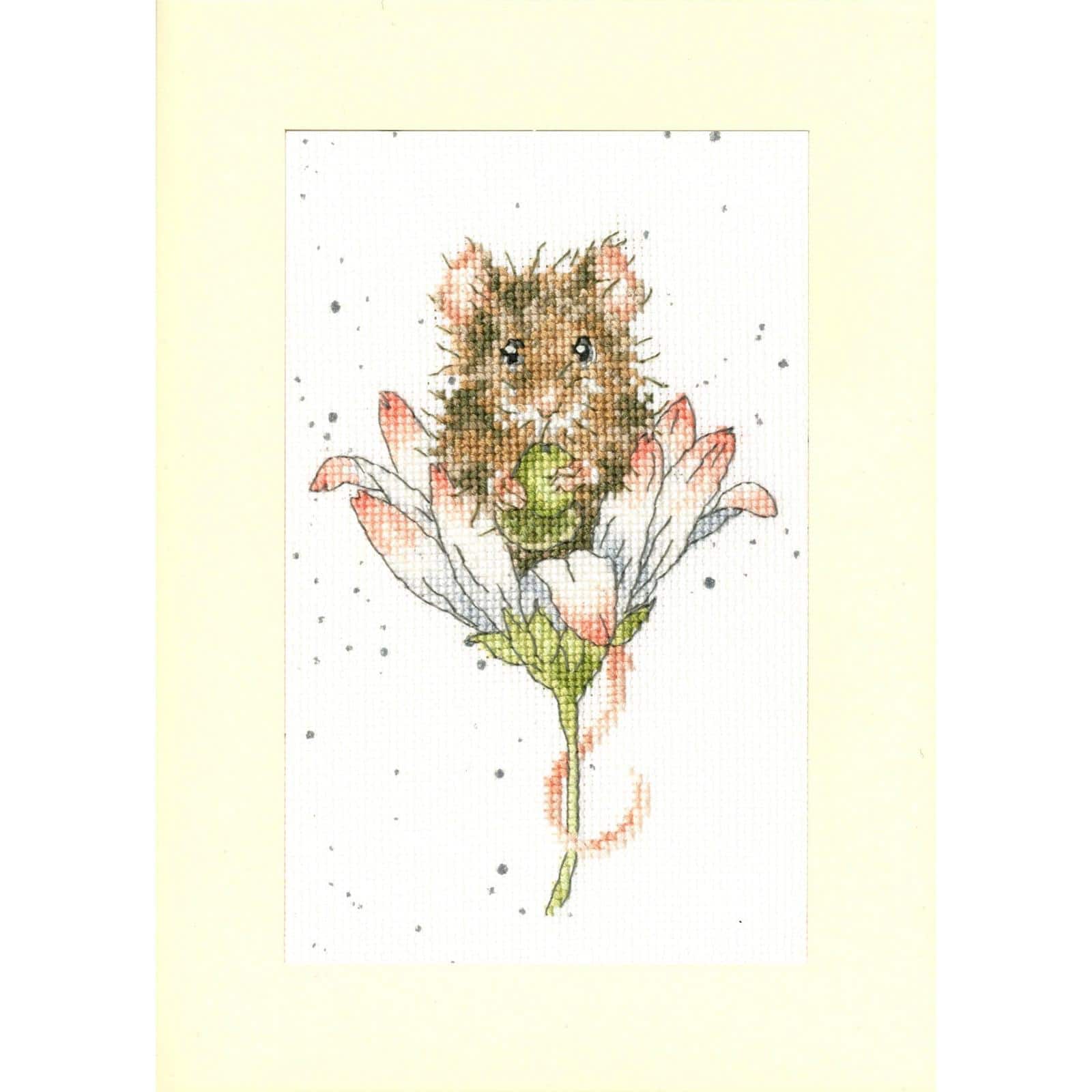 Bothy Threads Wishes Just For You Greeting Card Counted Cross Stitch Kit