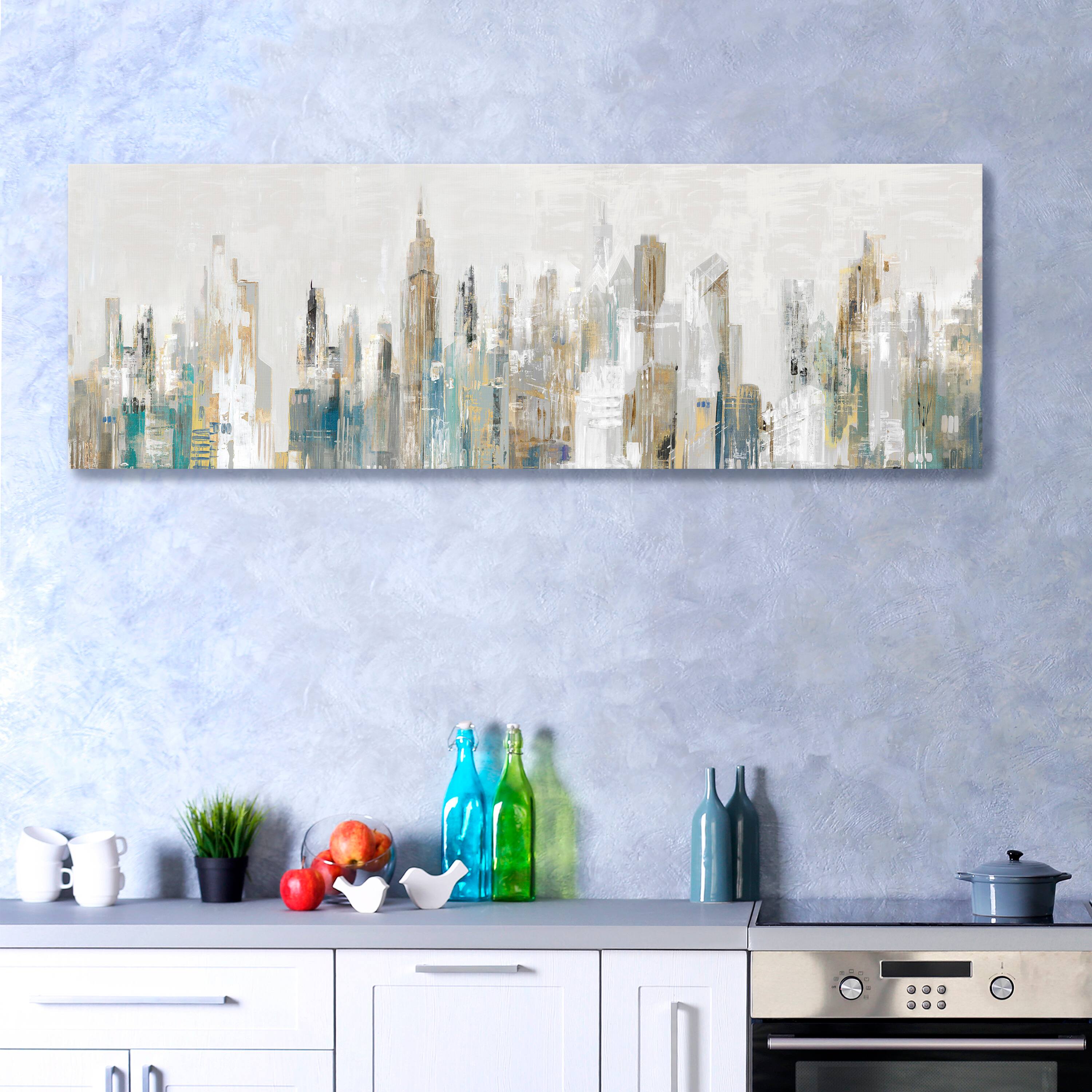 Golden Winter City II Canvas Giclee