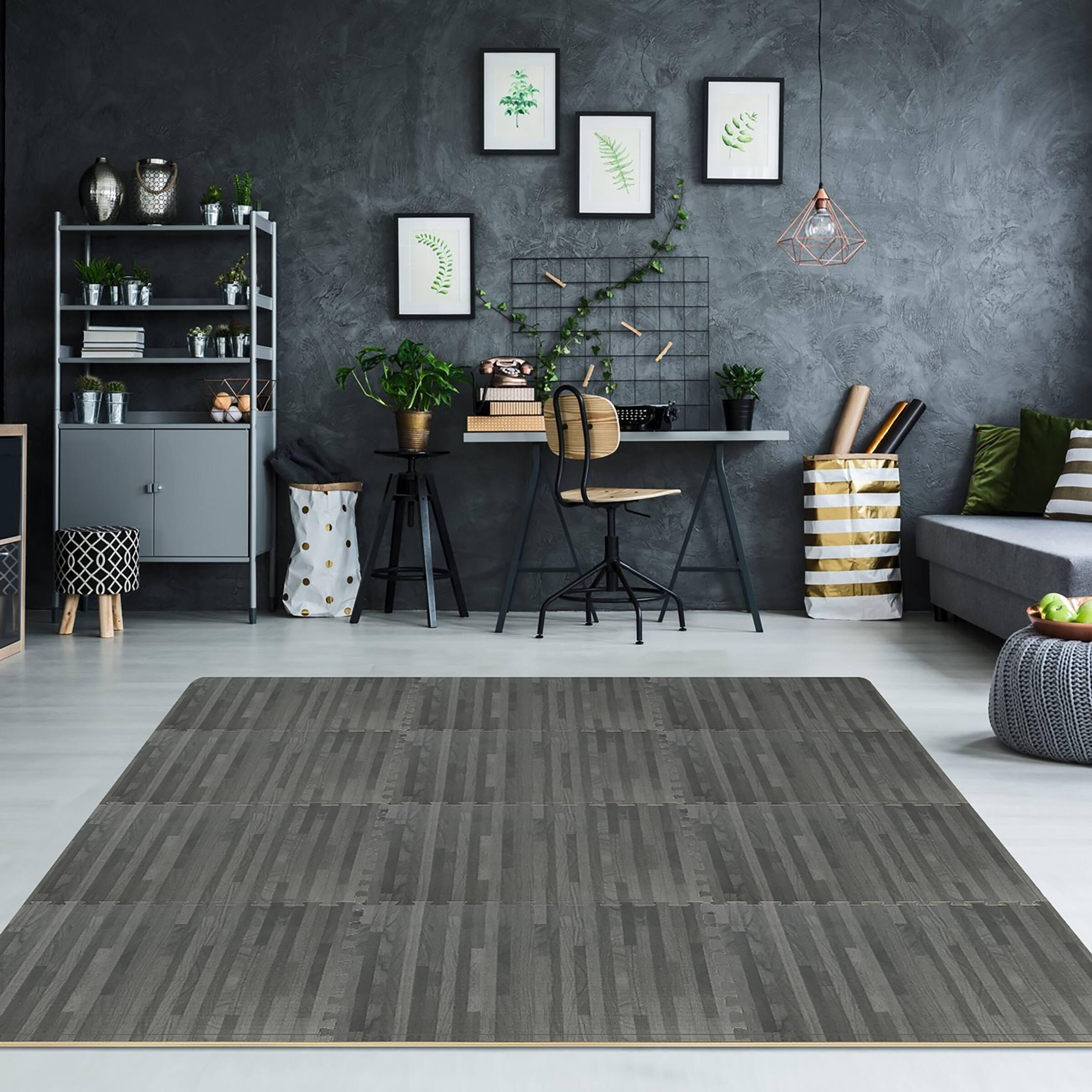 Sorbus 24" Interlocking Floor Tile Mats, 12ct.