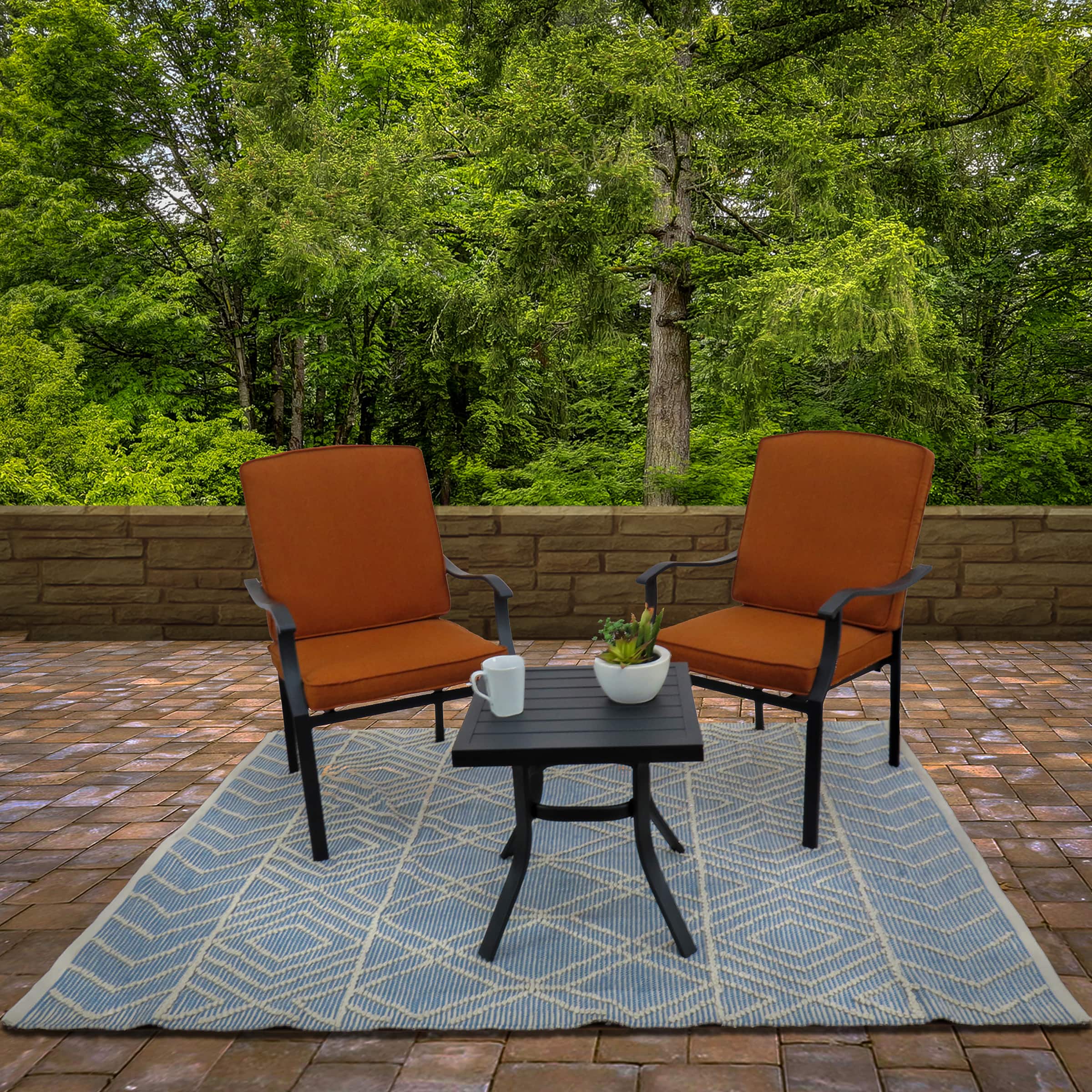 National Outdoor Living® Hand Woven Outdoor Rug