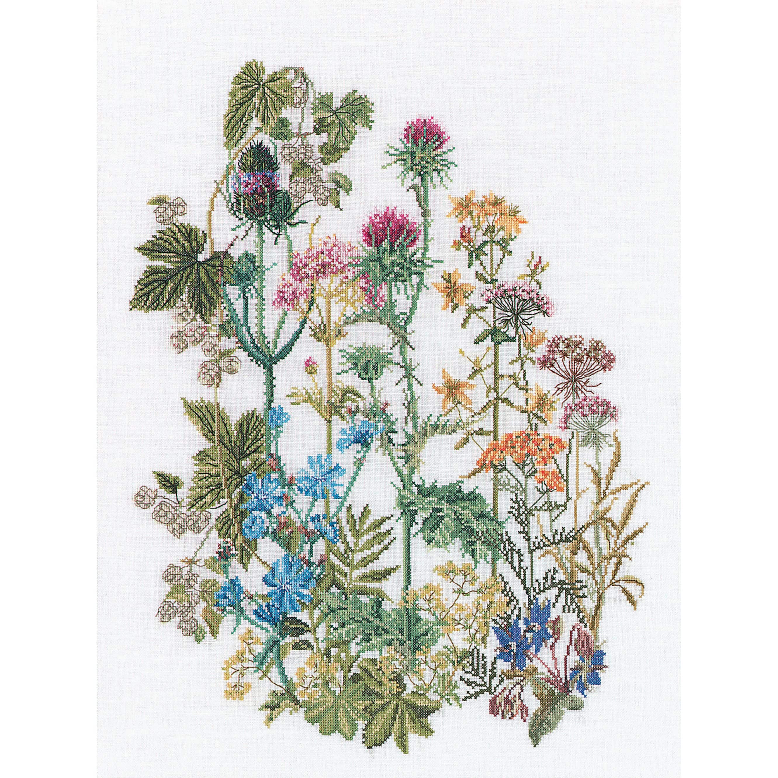 Thea Gouverneur Herbs Cross Stitch Kit