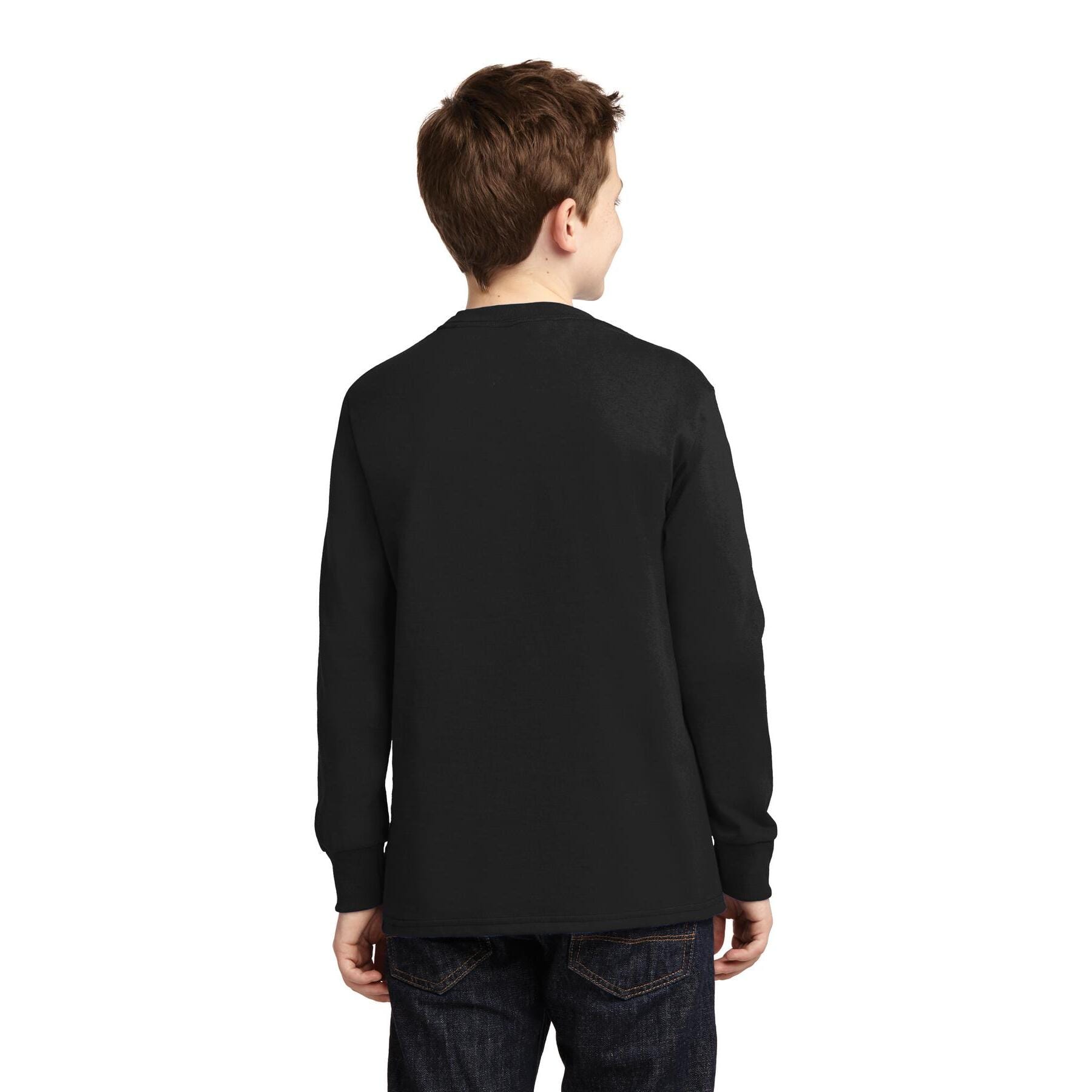 Port & Company® Youth Long Sleeve Core Cotton T-Shirt