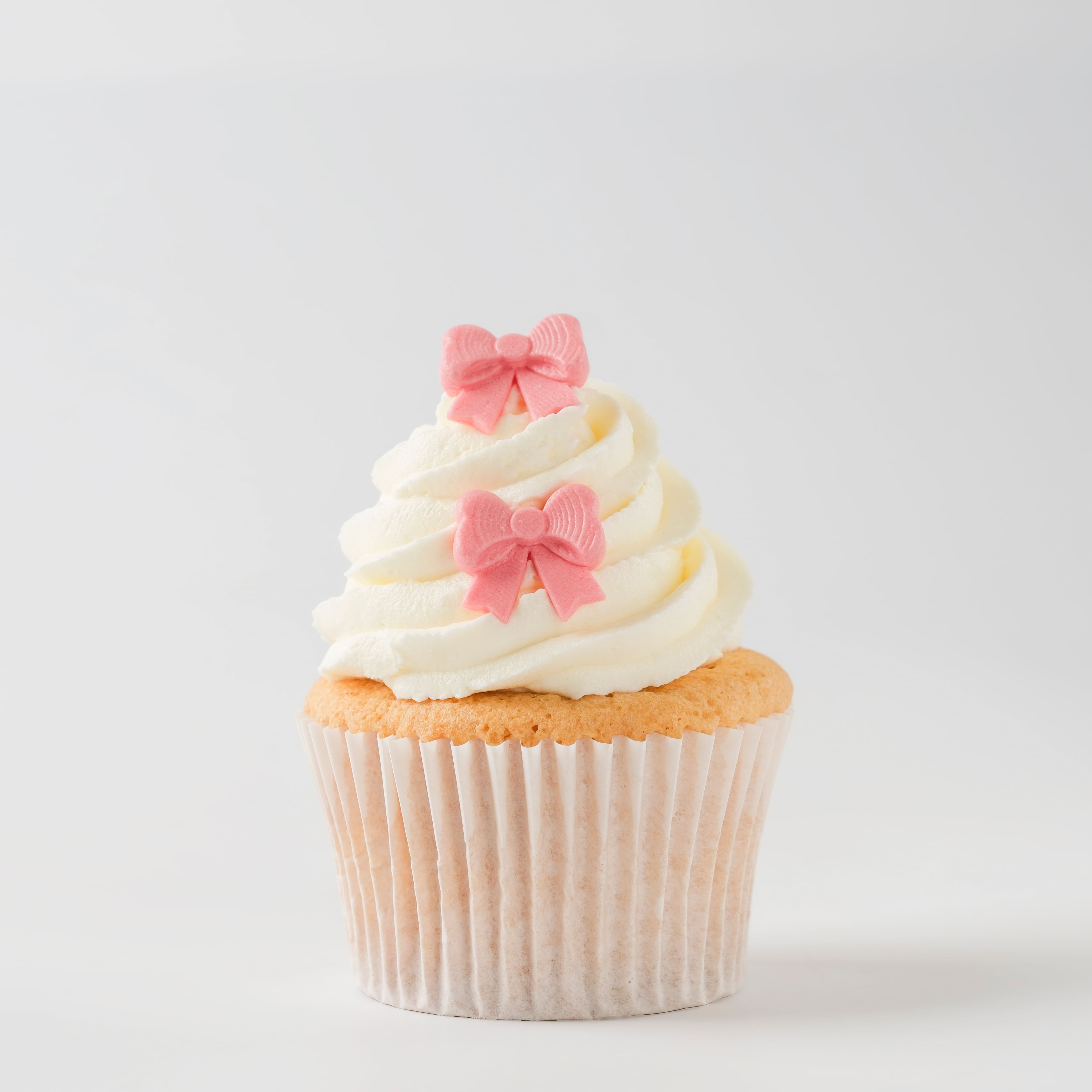 PME Cake Sweet Street&#xAE; Pink Shimmer Bows Icing Decorations