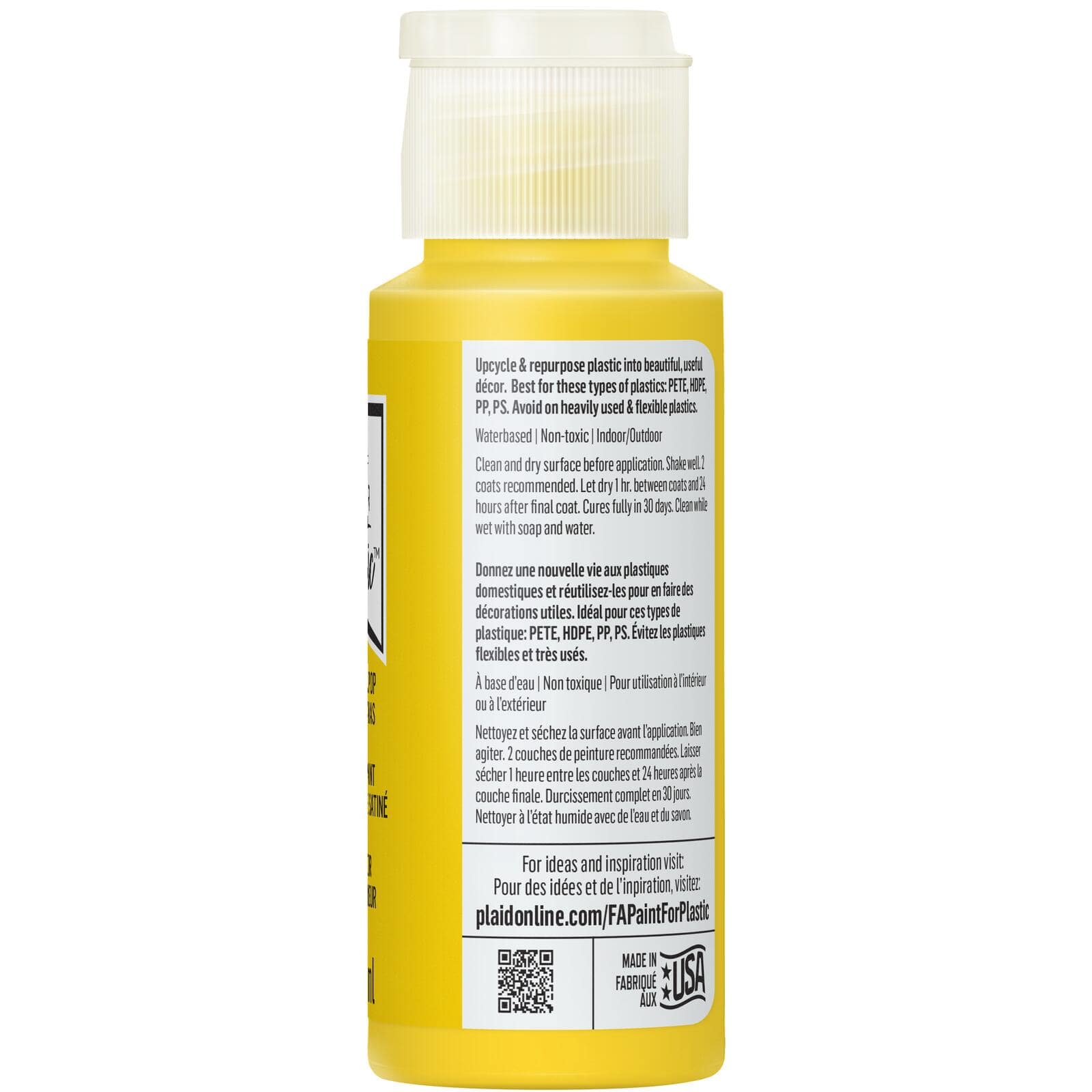 FolkArt &#xAE; Paint For Plastic&#x2122; Satin Acrylic Paint