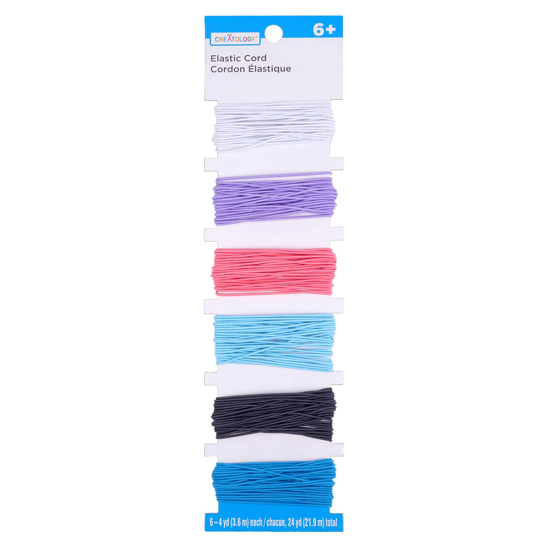 12 Packs: 6 ct. (72 total) Ice Princess Elastic Cord Pack by Creatology™