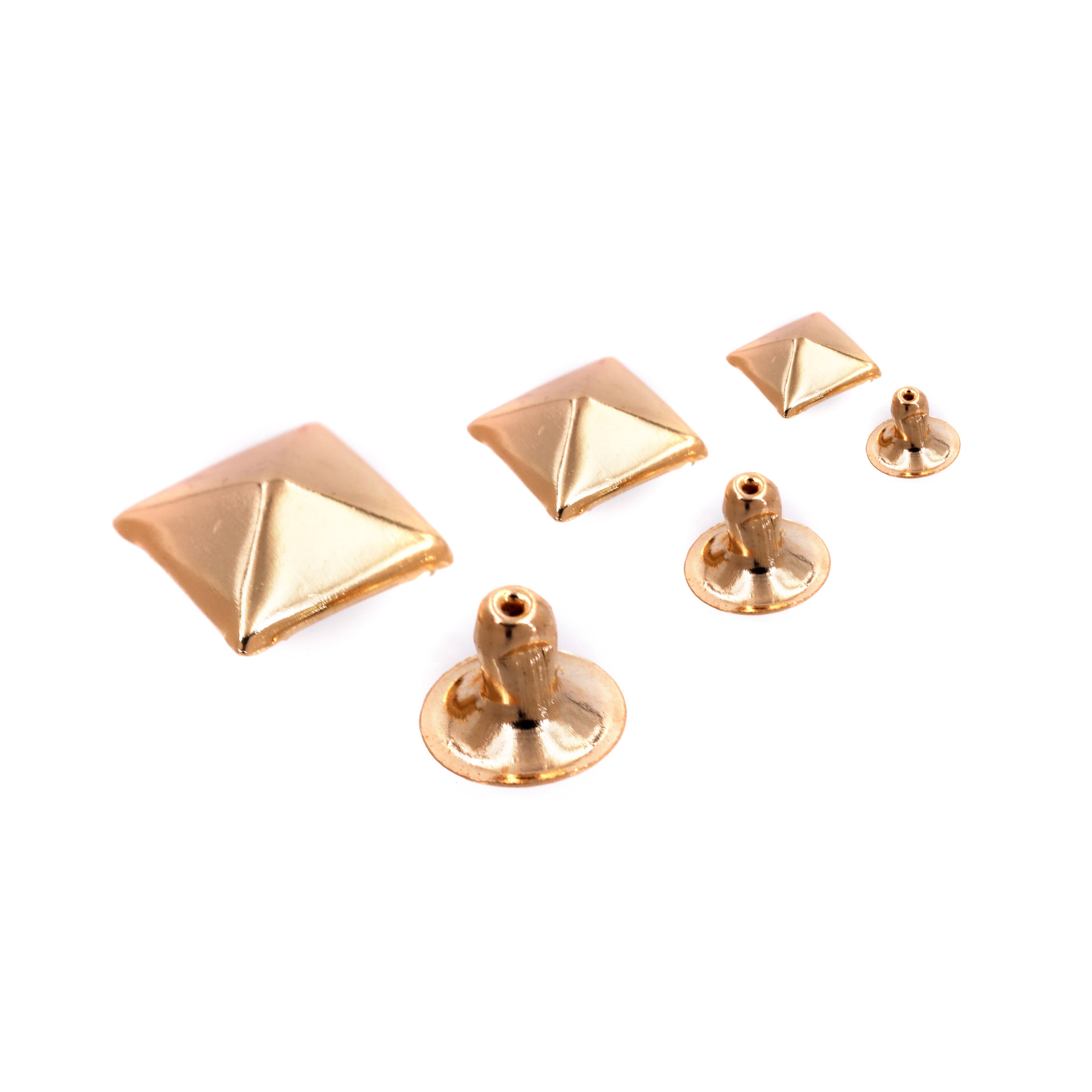 Assorted Gold Leather Rivet Mix by Bead Landing&#x2122;