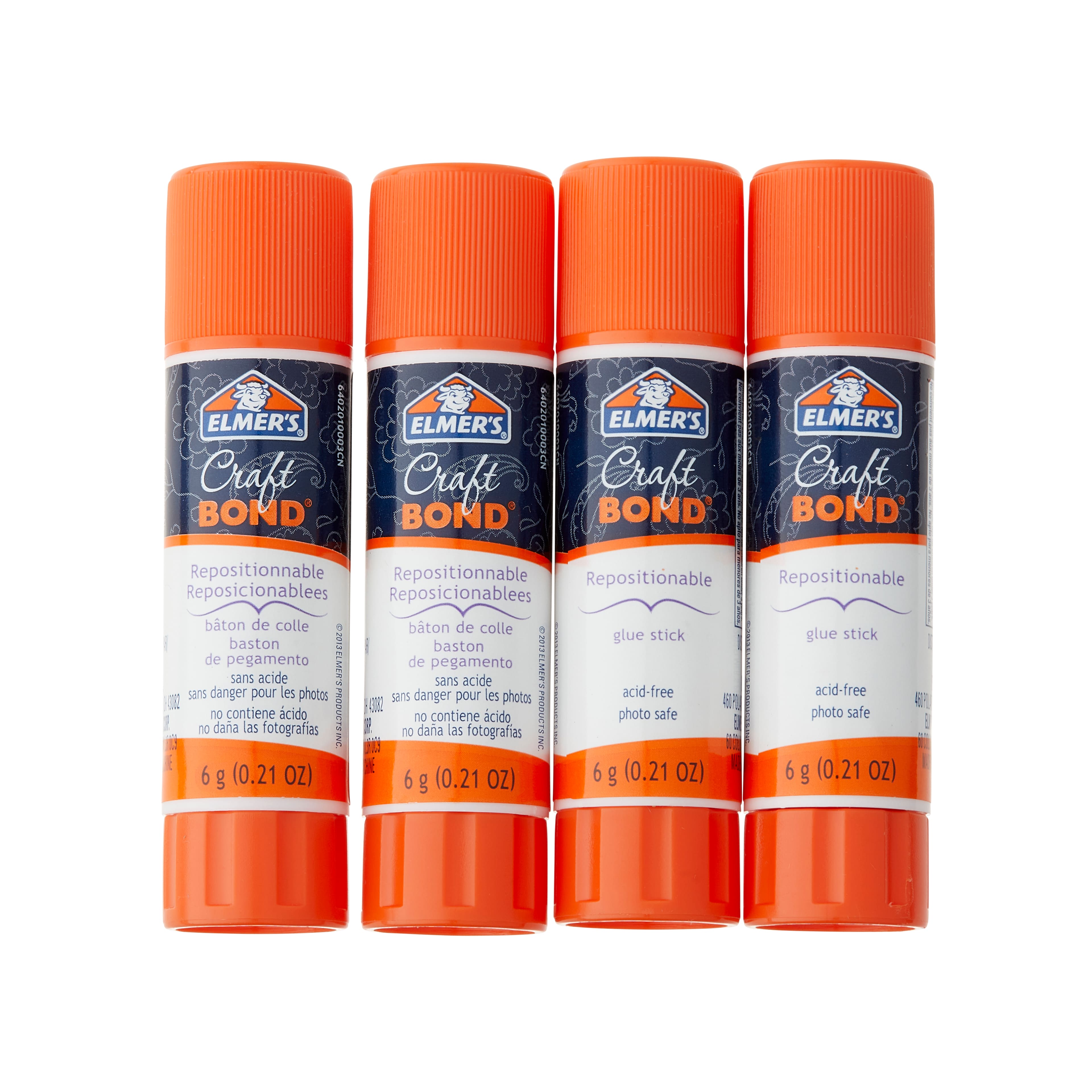 12 Packs: 4 ct. (48 total) Elmer&#x27;s&#xAE; CraftBond&#xAE; Repositionable Glue Sticks