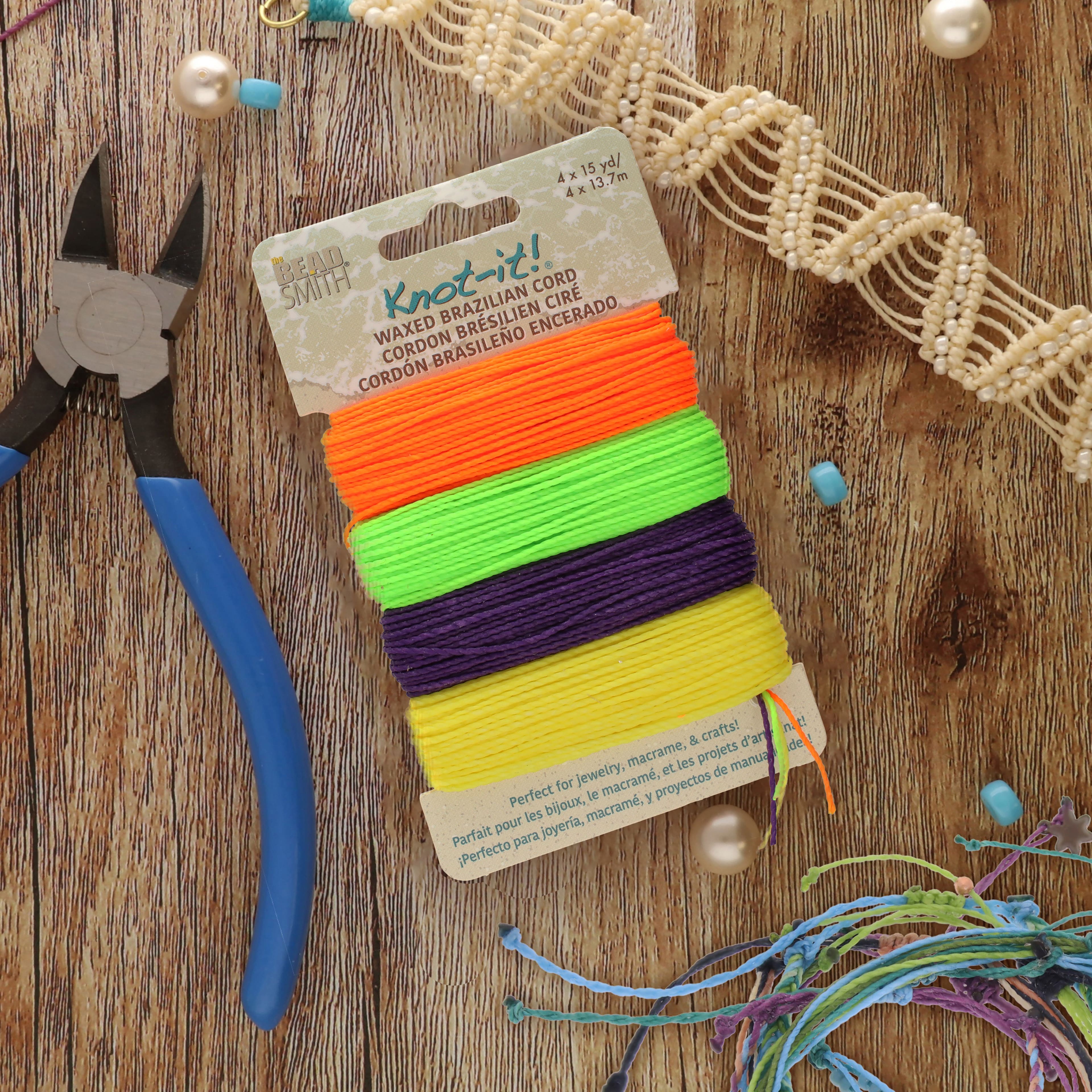 Beadsmith&#xAE; Knot-it!&#x2122; Trick or Treat Waxed Brazilian Cord