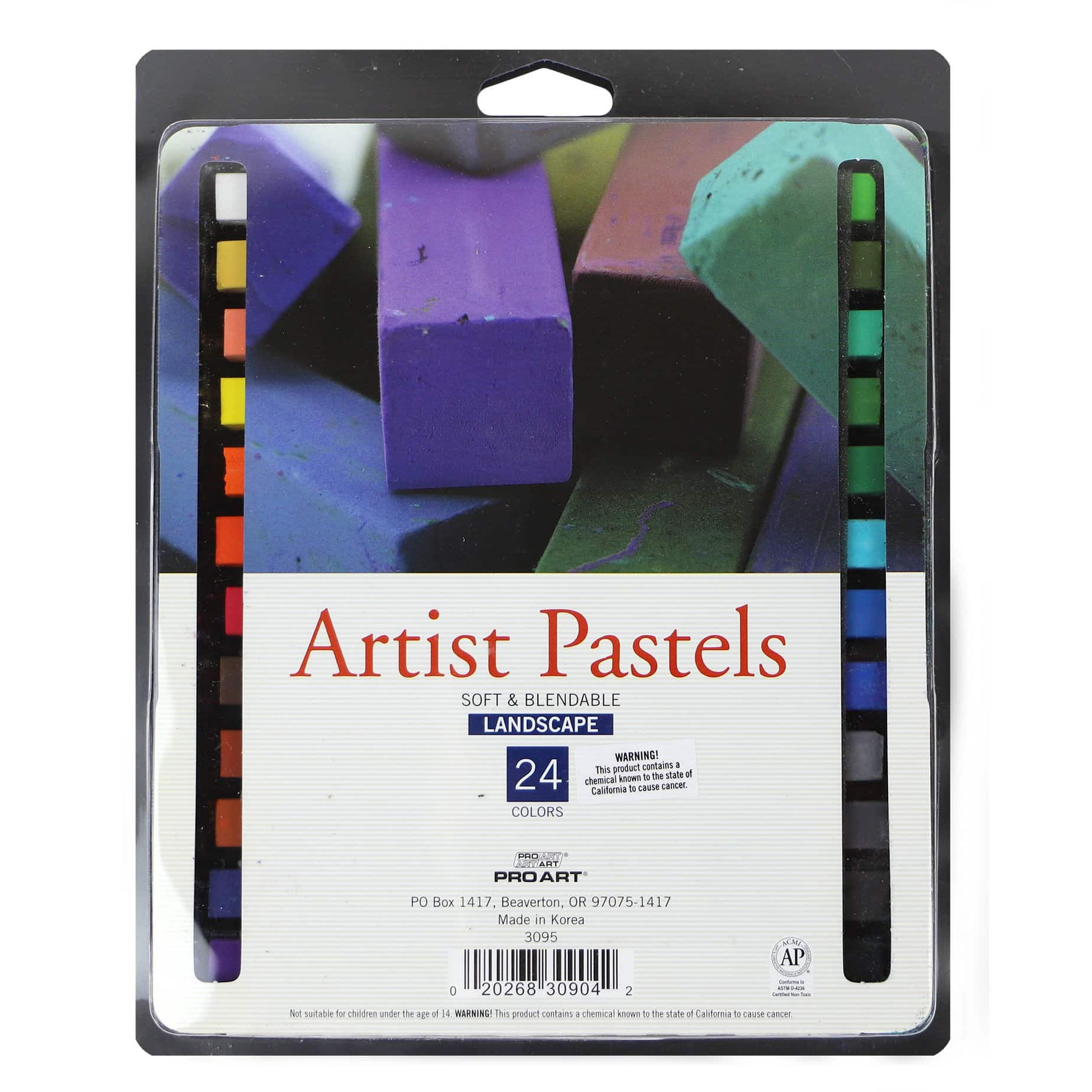 Pro Art® Landscape 24 Color Square Artist Pastels