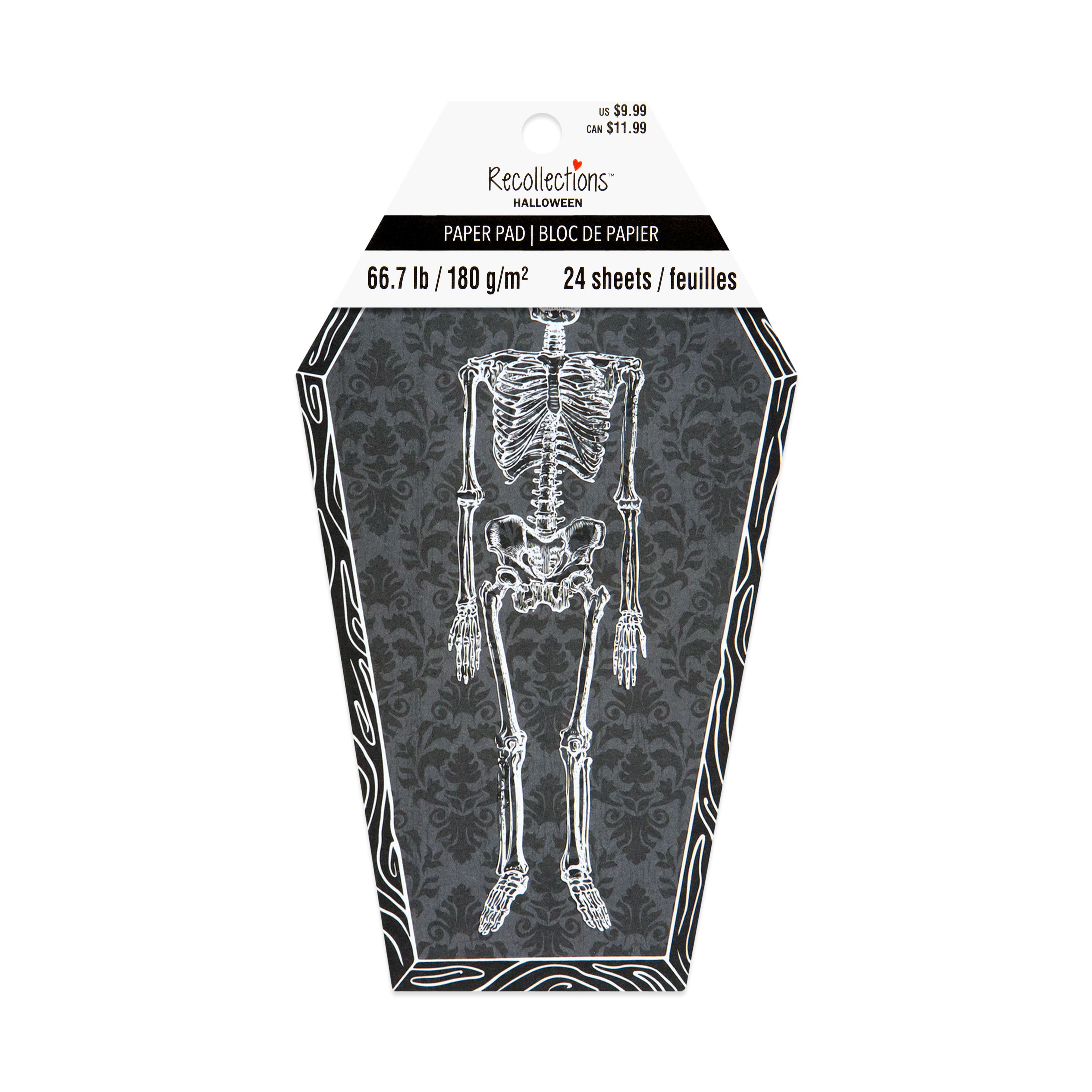 4&#x22; x 7&#x22; Coffin Paper Pad by Recollections&#x2122;, 24 Sheets